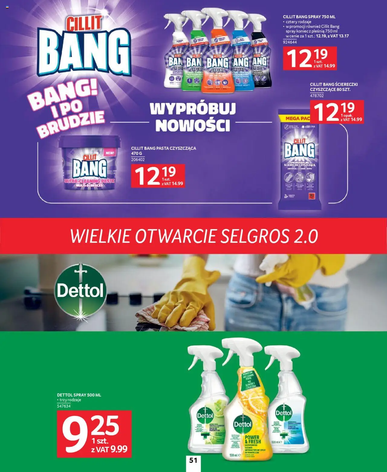 Selgros cash&carry Gazetka - Poznań markowe produkty od 09.10.2025 | Strona: 45 | Produkty: Cleaner