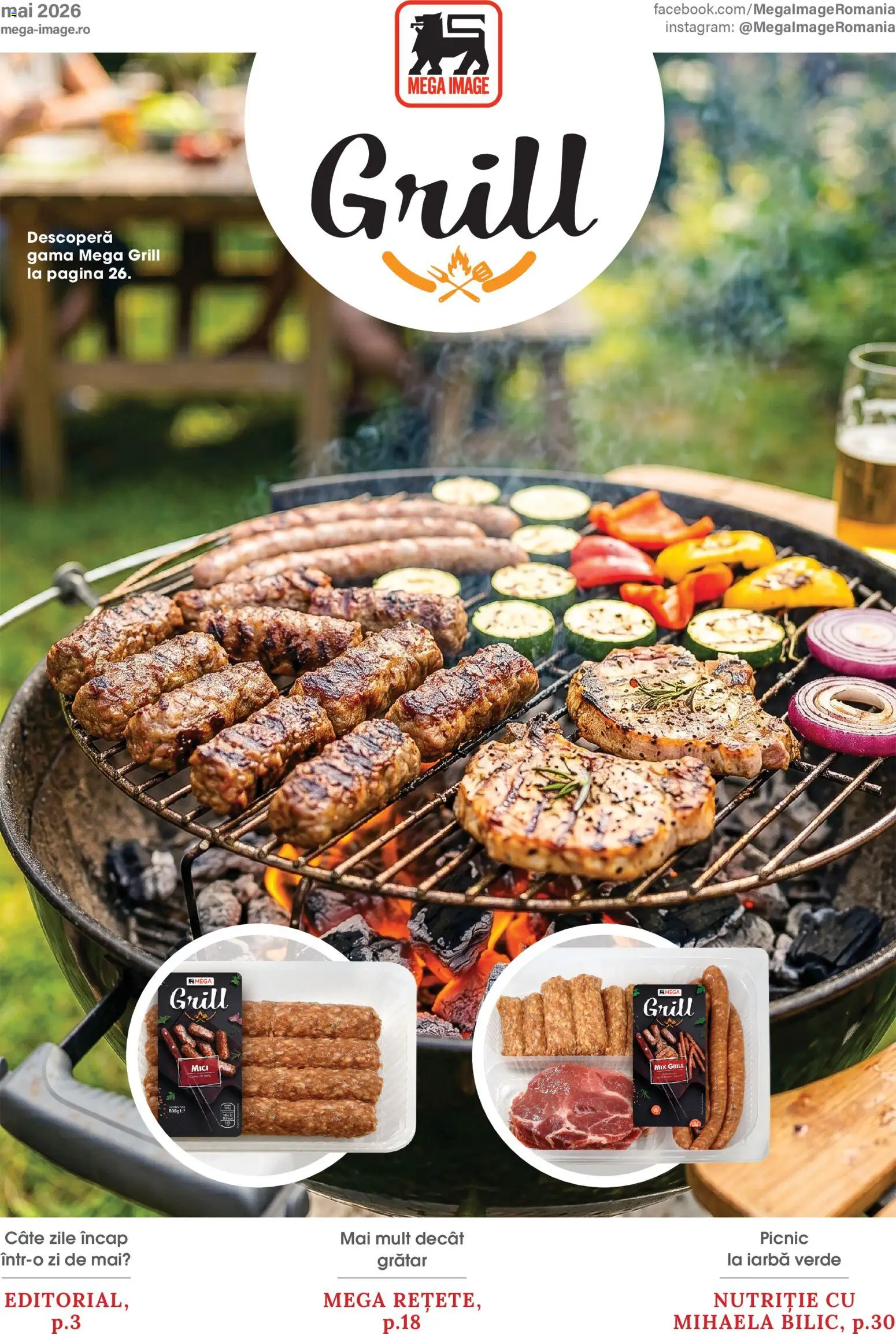 Noul catalog Mega Image – valabil de la 23.04.2026 | Pagină: 1 | Produse: Grill, Grătar, Mici