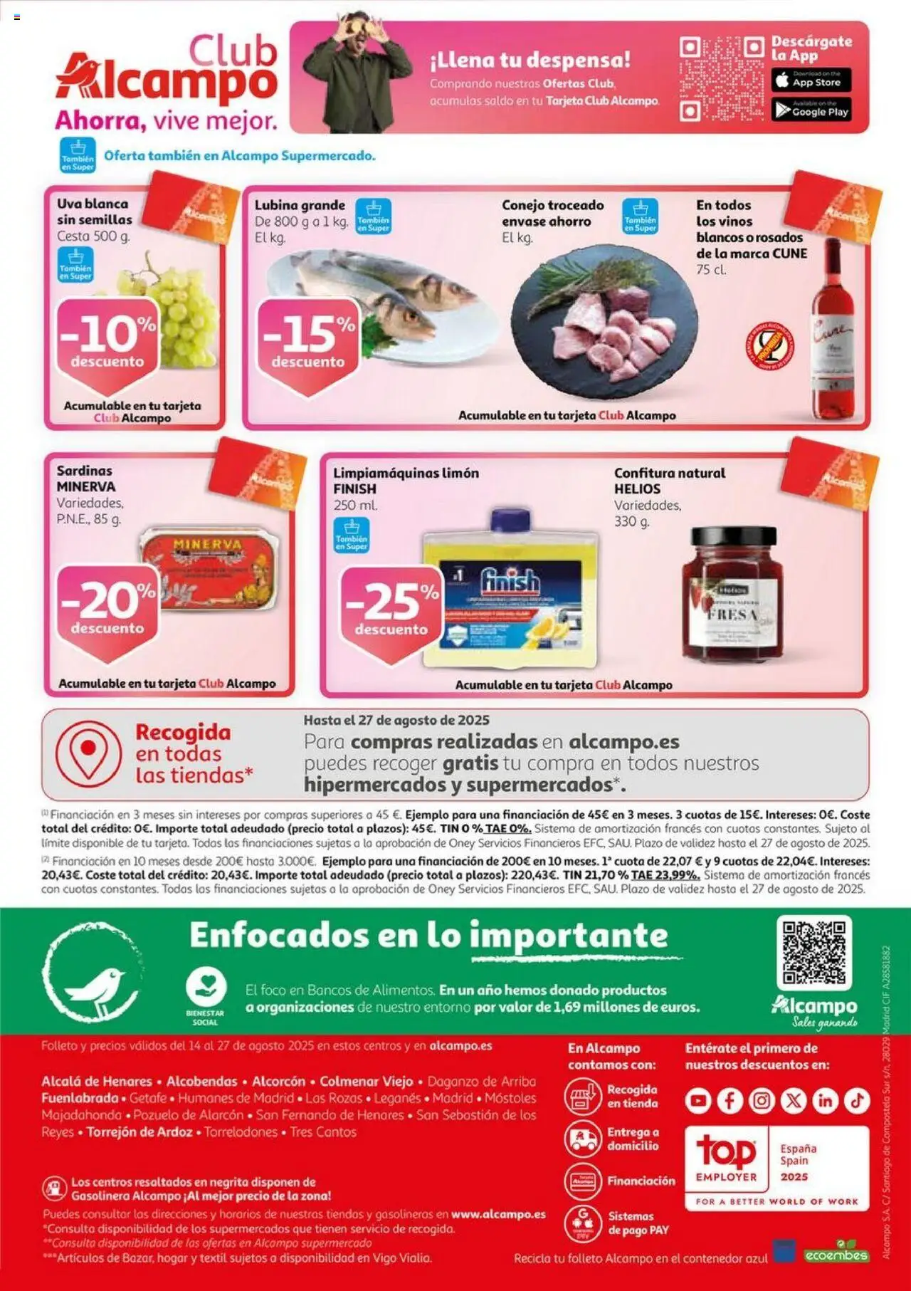 Alcampo - HG Madrid Unificado  │ válido desde el 14.08.2025 | Página: 50 | Productos: Cesta