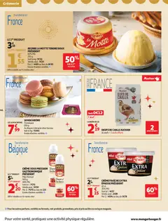 Auchan - Prévisualisation de Auchan - Sélection gourmet, bon Noël valide à partir de 16.12.2025 | Page: 44 | Produits: Macarons, Beurre, Crème fraiche, Crème
