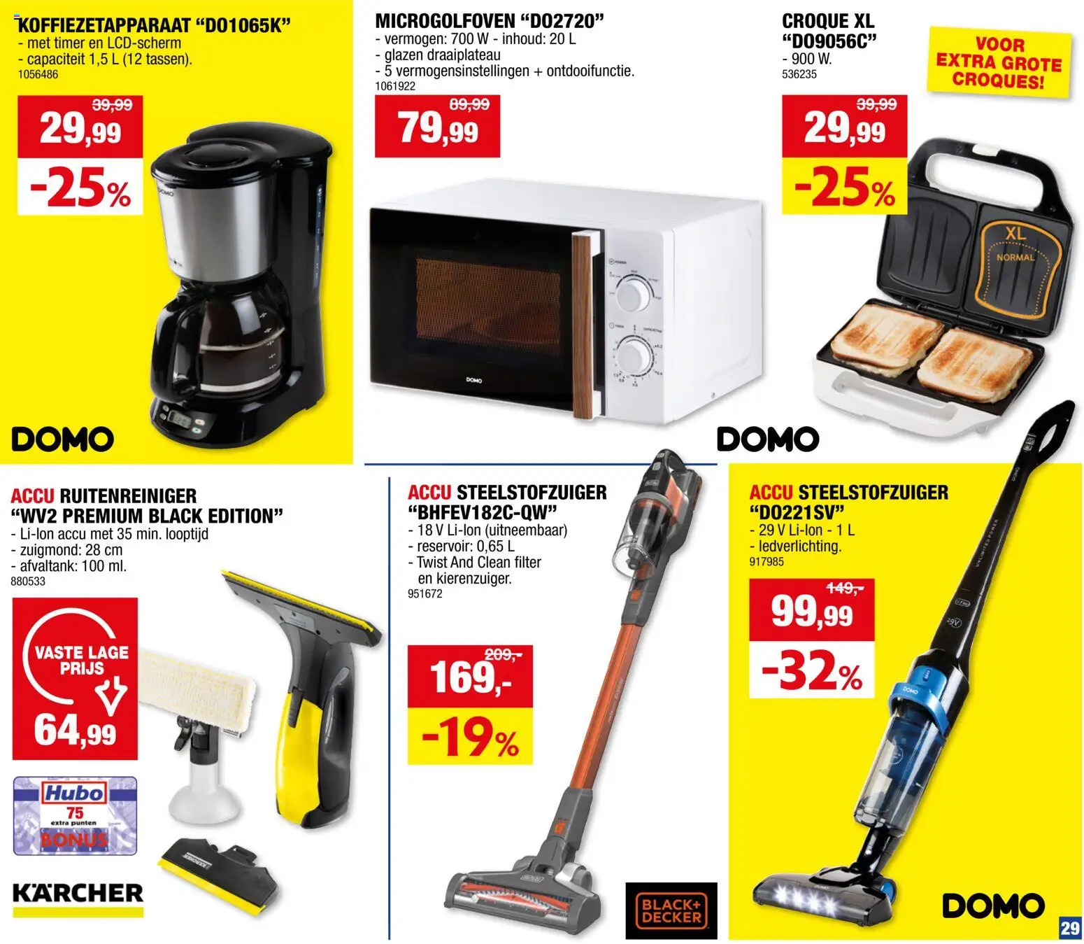 {H1} | Pagina: 29 | Producten: Csöves kukorica, Koffiezetapparaat