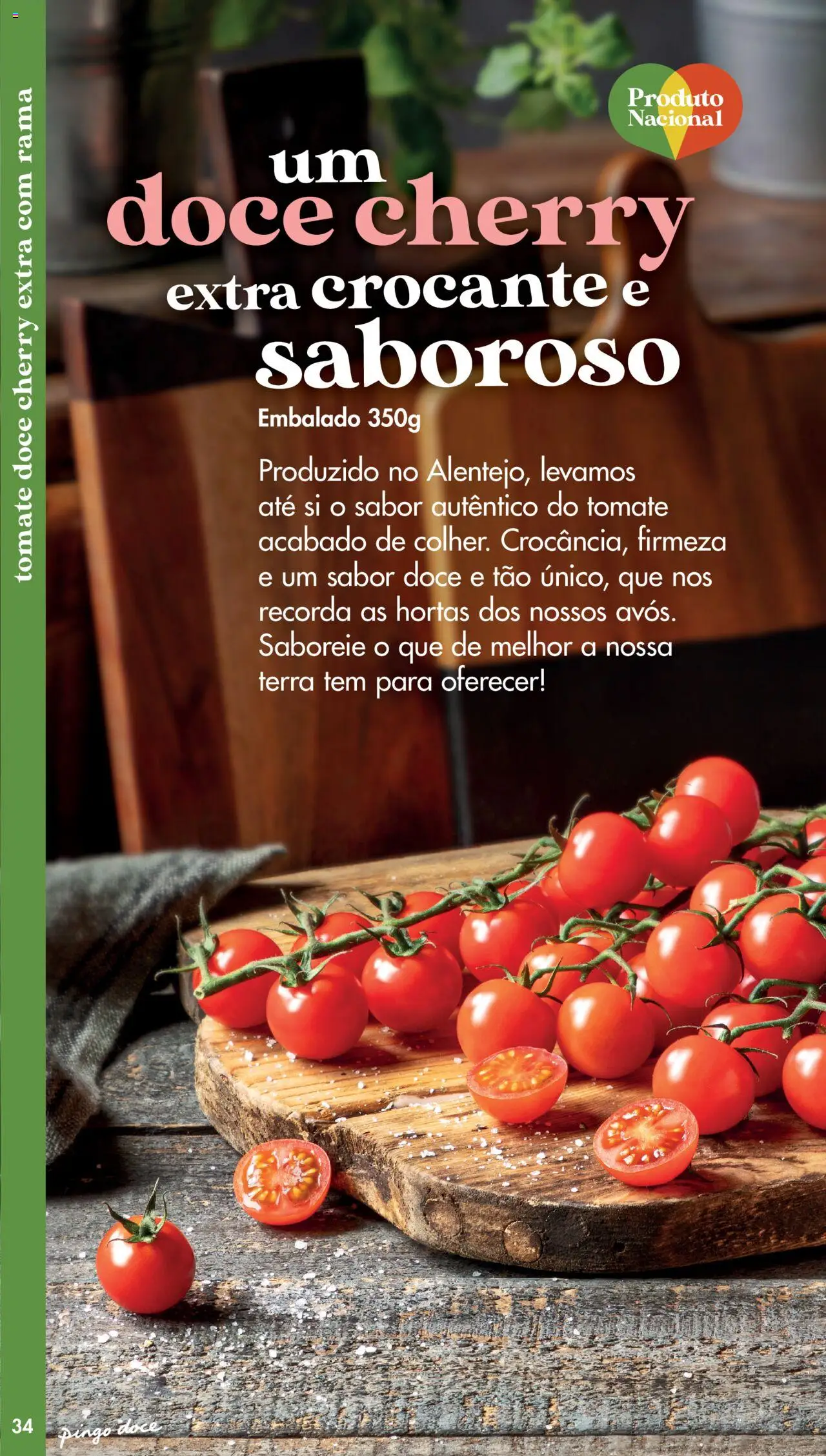 Pingo Doce - Catálogo Fruta e Legumes │ válido de 20.05.2025 | Página: 34 | Produtos: Tomate