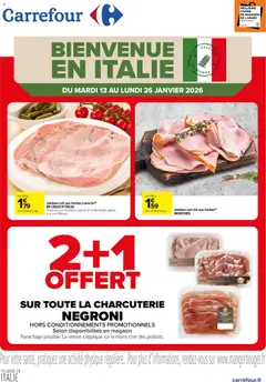 Carrefour - Prévisualisation de Carrefour Bienvenue en Italie valide à partir de 13.01.2026