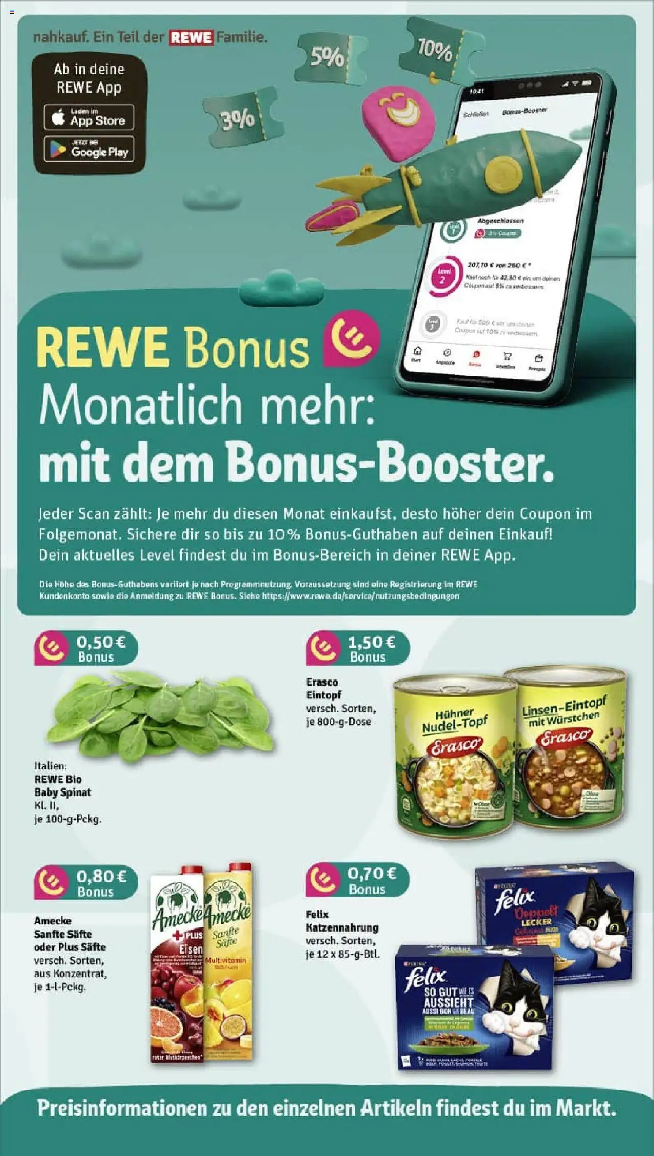 Rewe prospekt Wuppertal / Barmen	 - gültig ab dem 06.07.2025 | Seite: 4 | Produkte: Erasco