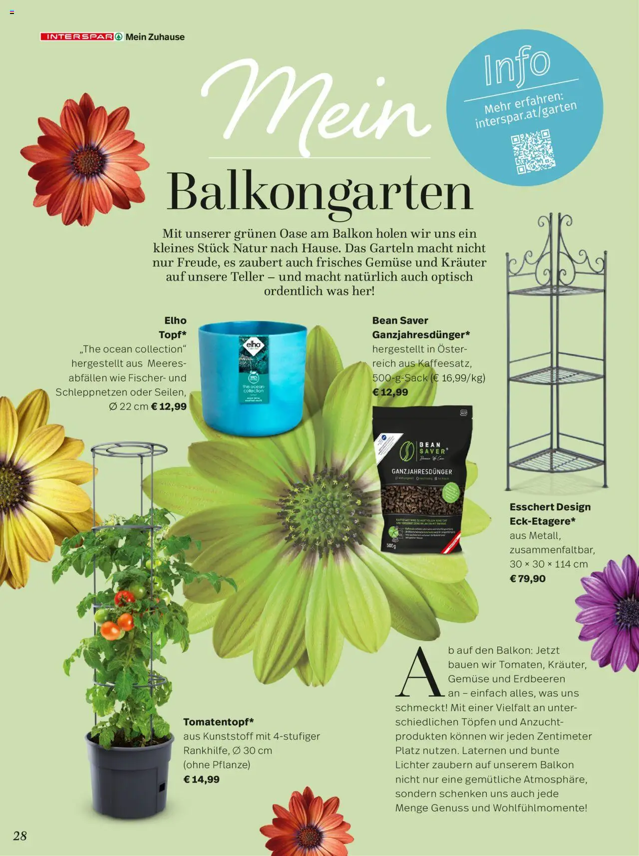 Interspar Mein Zuhause Magazin Frühling 2025 gültig ab 28.04.2025 | Seite: 28 | Produkte: Erdbeeren, Gemüse