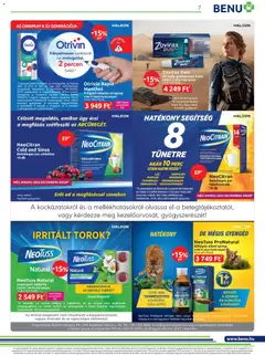 BENU Gyógyszertárak Akciós újság - amely érvényes a következő dátumtól: 01.01.2026 | Oldal: 7