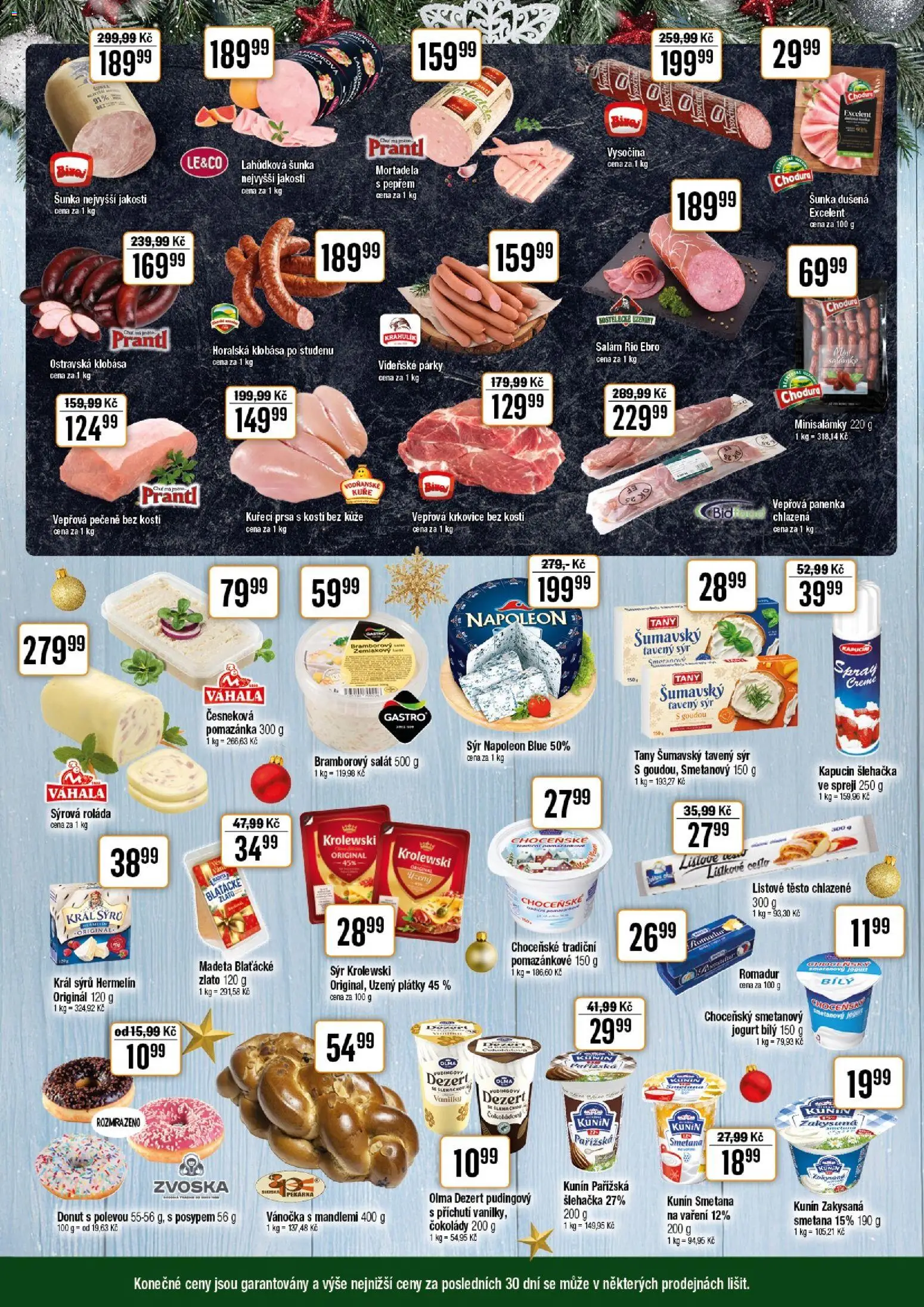 Tempo leták - JO od 03.12.2025 | Strana: 3 | Produkty: Bramborový salát, Jogurt, Vánočka, Krkovice