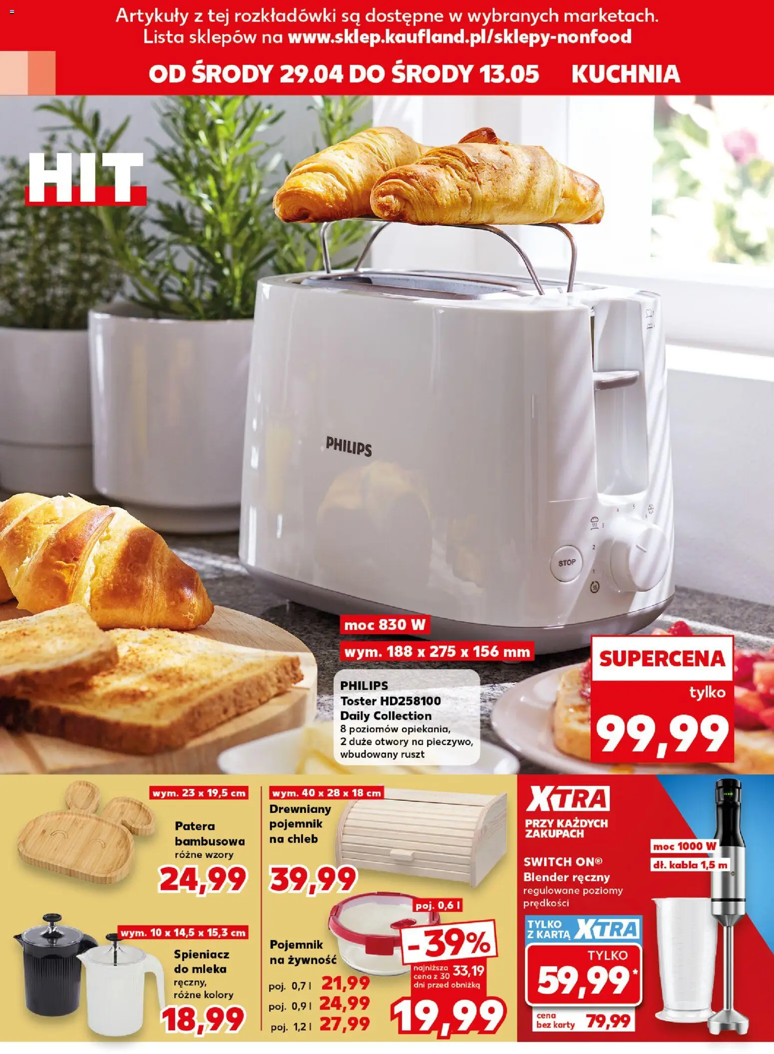 Kaufland Polsko leták - Złap okazje od 29.04.2026 | Strana: 16 | Produkty: Chléb, Karty