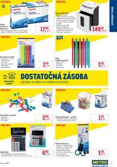Metro leták platný od 25.03.2026 | Strana: 5 | Produkty: Skartovačka, Klávesnica, Kôš