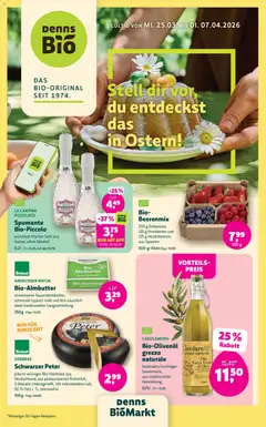 Denns BioMarkt Angebote ab 25.03.2026 gültig