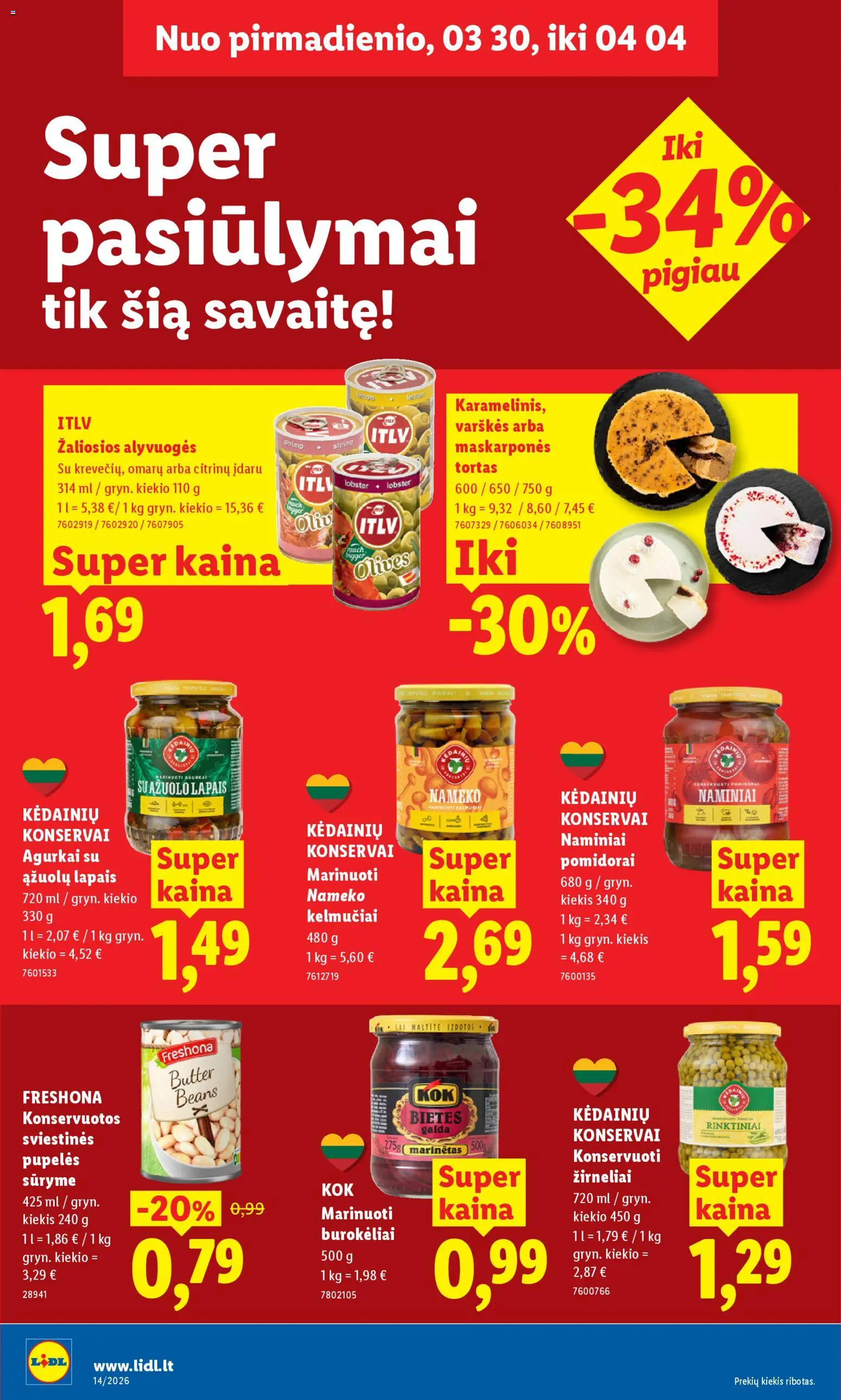 LIDL akcijos nuo 30.03.2026 | Puslapis: 16