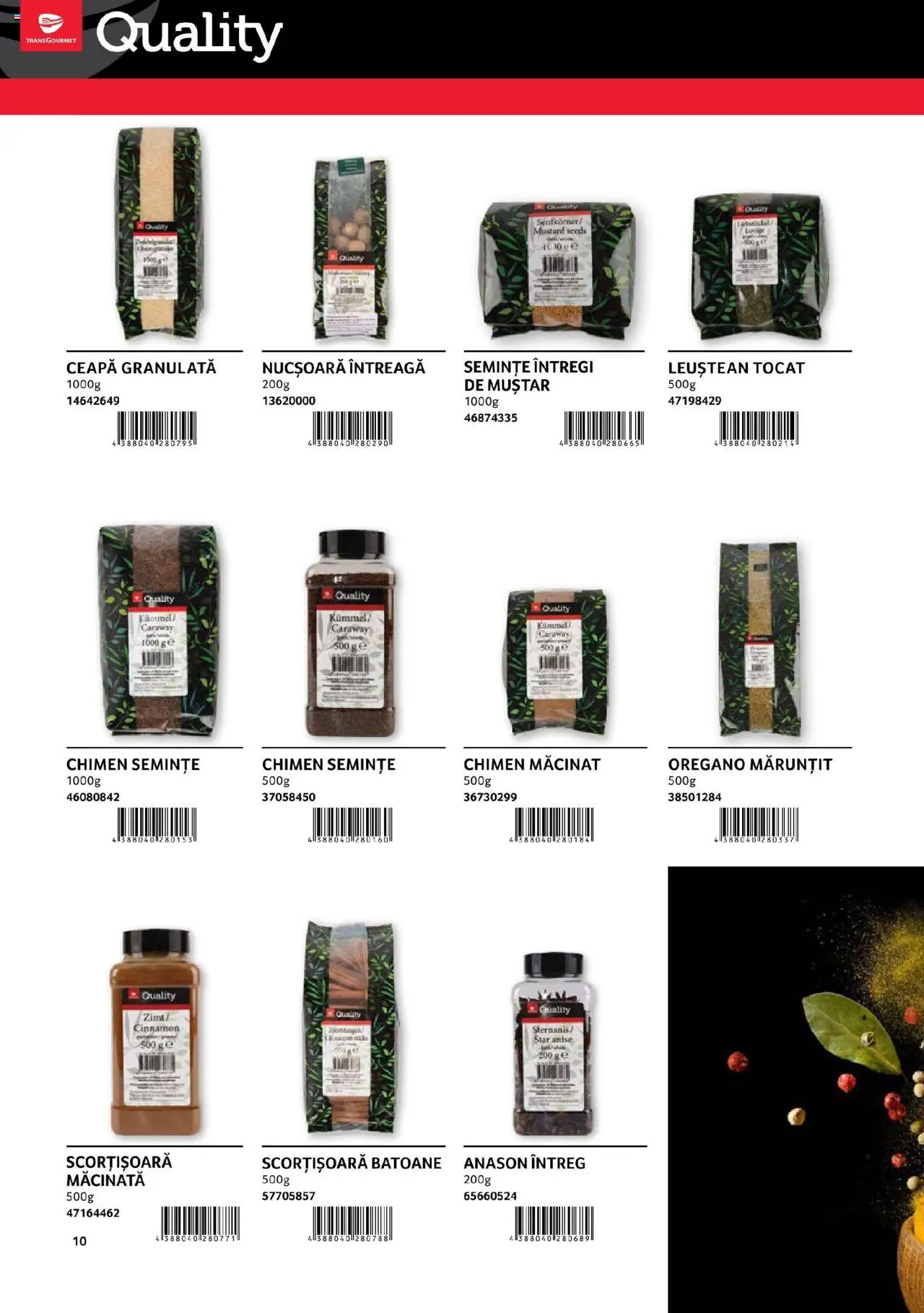 Catalog Selgros - Transgourmet – valabil de la 29.02.2024 | Pagină: 10 | Produse: Semințe, Muștar, Ceapă