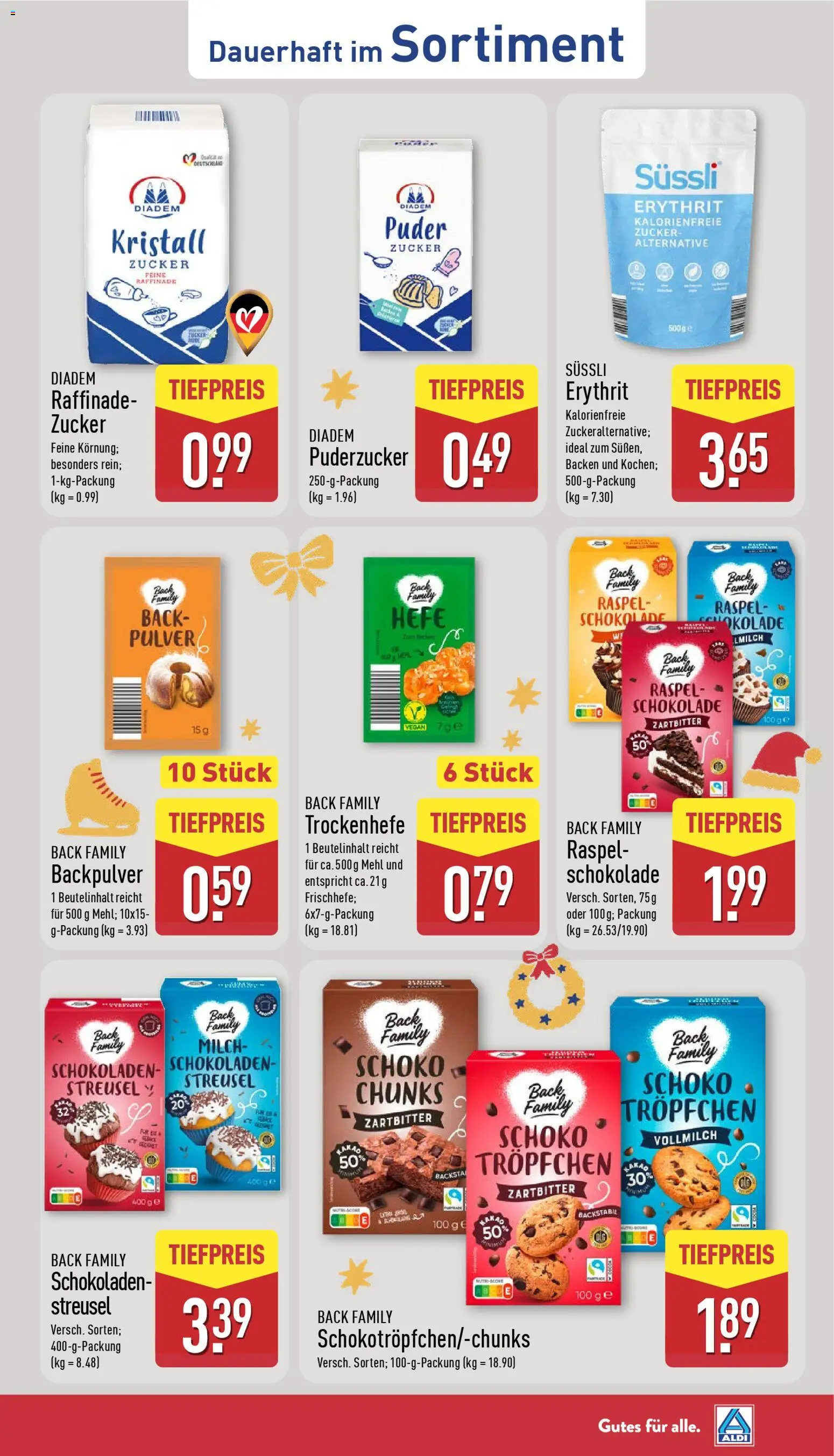 Aldi Prospekt 	 – gültig ab 24.11.2025 | Seite: 41 | Produkte: Mehl, Milch, Puder, Zucker