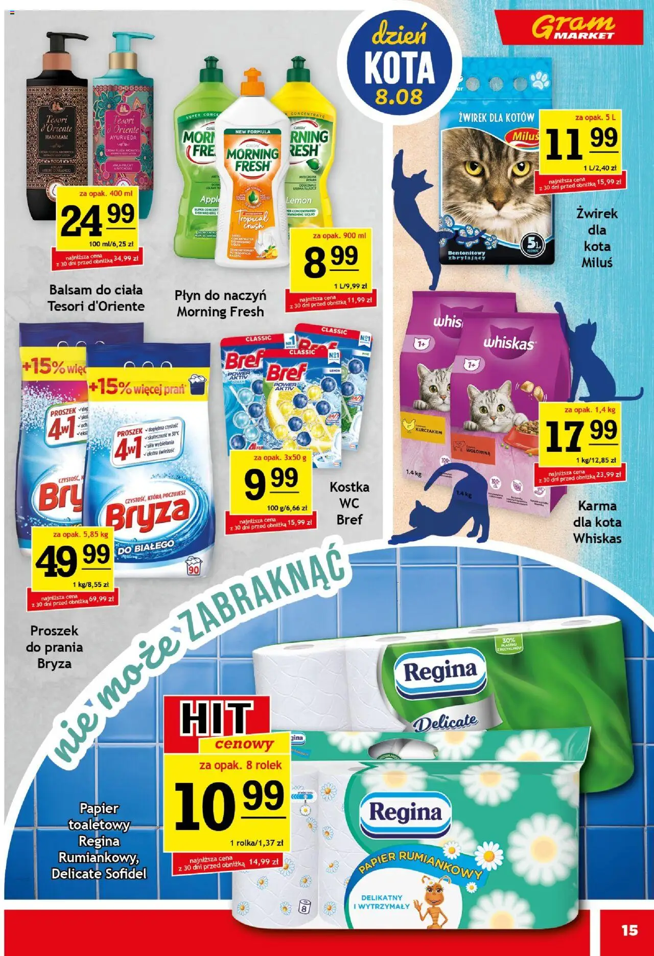 Gram Market Gazetka od 06.08.2025 | Strona: 9 | Produkty: Tesori d'oriente, Wołowina, Proszek do prania