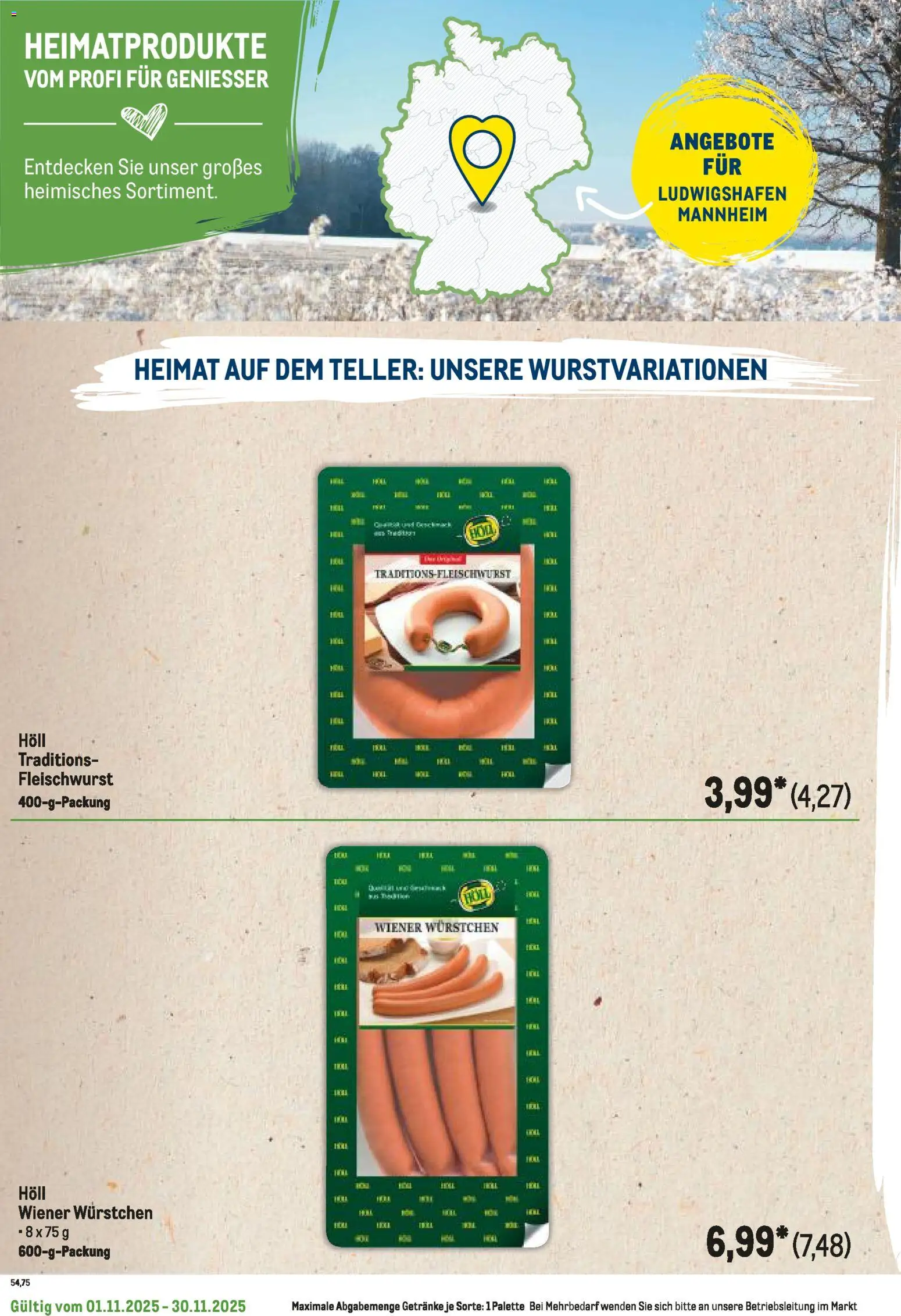 Metro Regionaler Flyer – gültig ab 01.11.2025 | Seite: 94 | Produkte: Wiener wurstchen