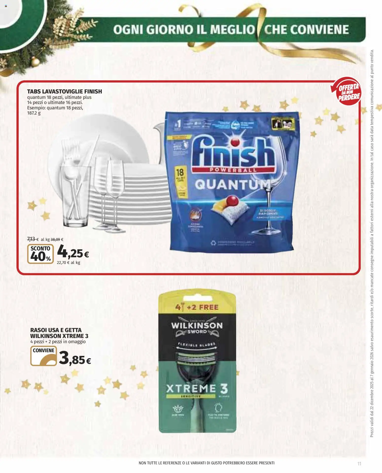 Volantino COOP del 22.12.2025 | Pagina: 11 | Prodotti: Lavastoviglie, Data