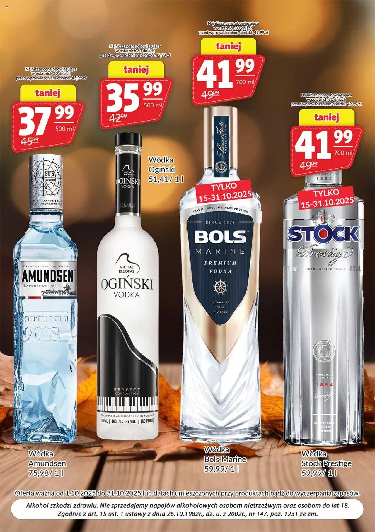 Prim Market Gazetka - Oferta alkoholowa od 01.10.2025 | Strona: 5 | Produkty: Wódka Stock, Vodka, Alkohol, Wódka
