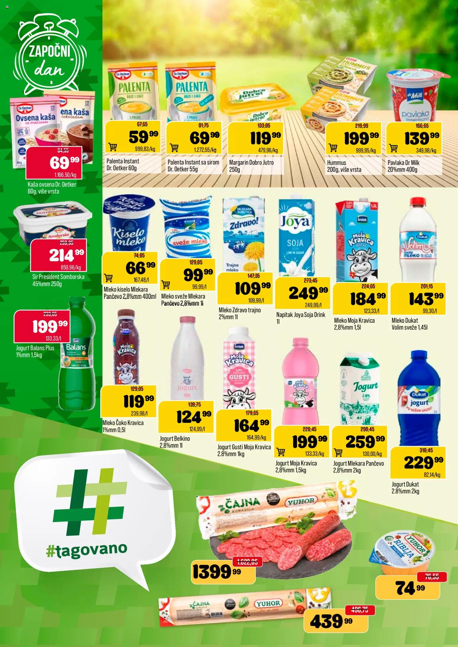 Podunavlje katalog - važi od 17.12.2025 | Strana: 4 | Proizvode: Moja kravica, Margarin, Jogurt, Pavlaka