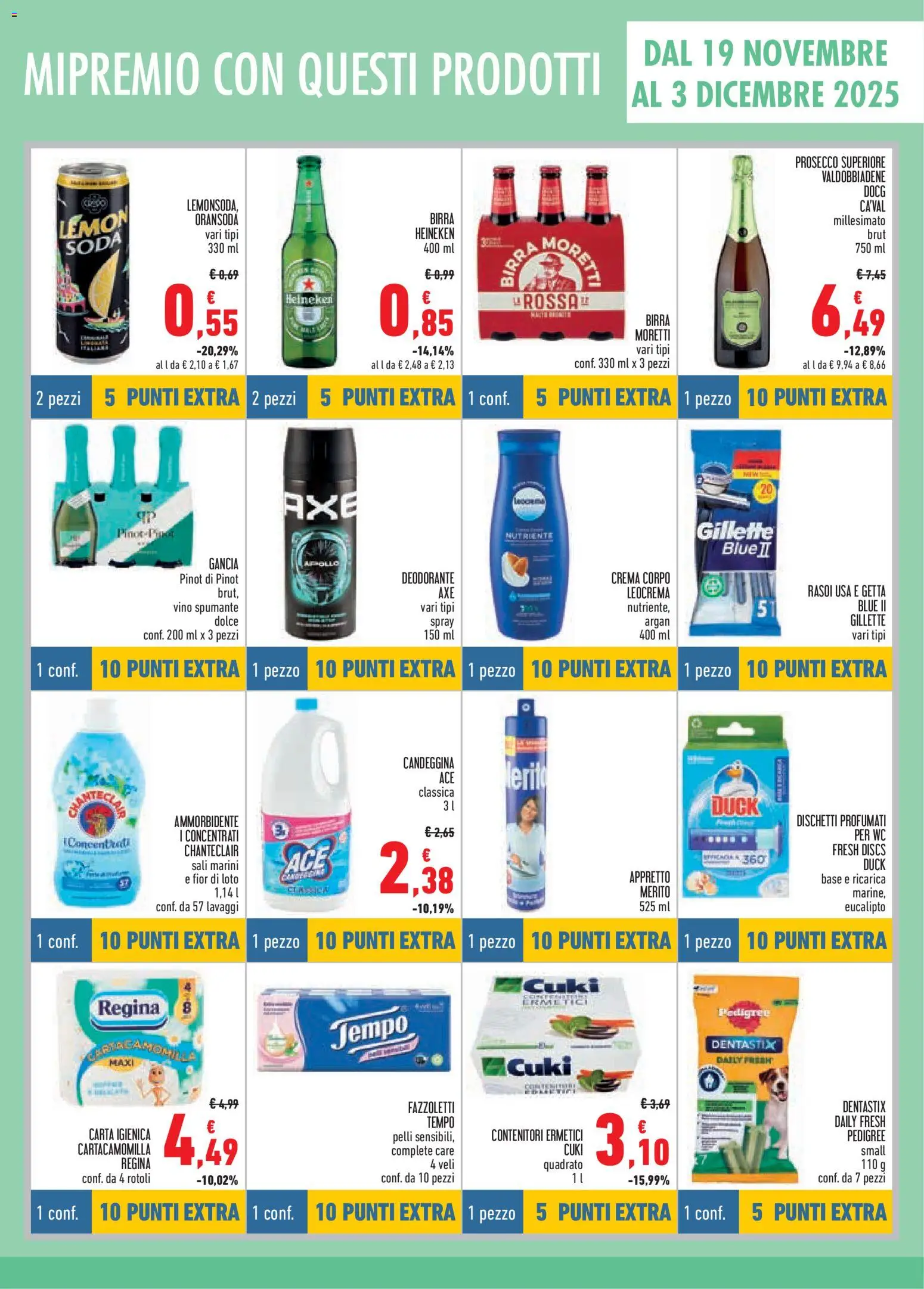 Volantino Conad del 06.11.2025 | Pagina: 11 | Prodotti: Crema, Birra, Spumante, Heineken