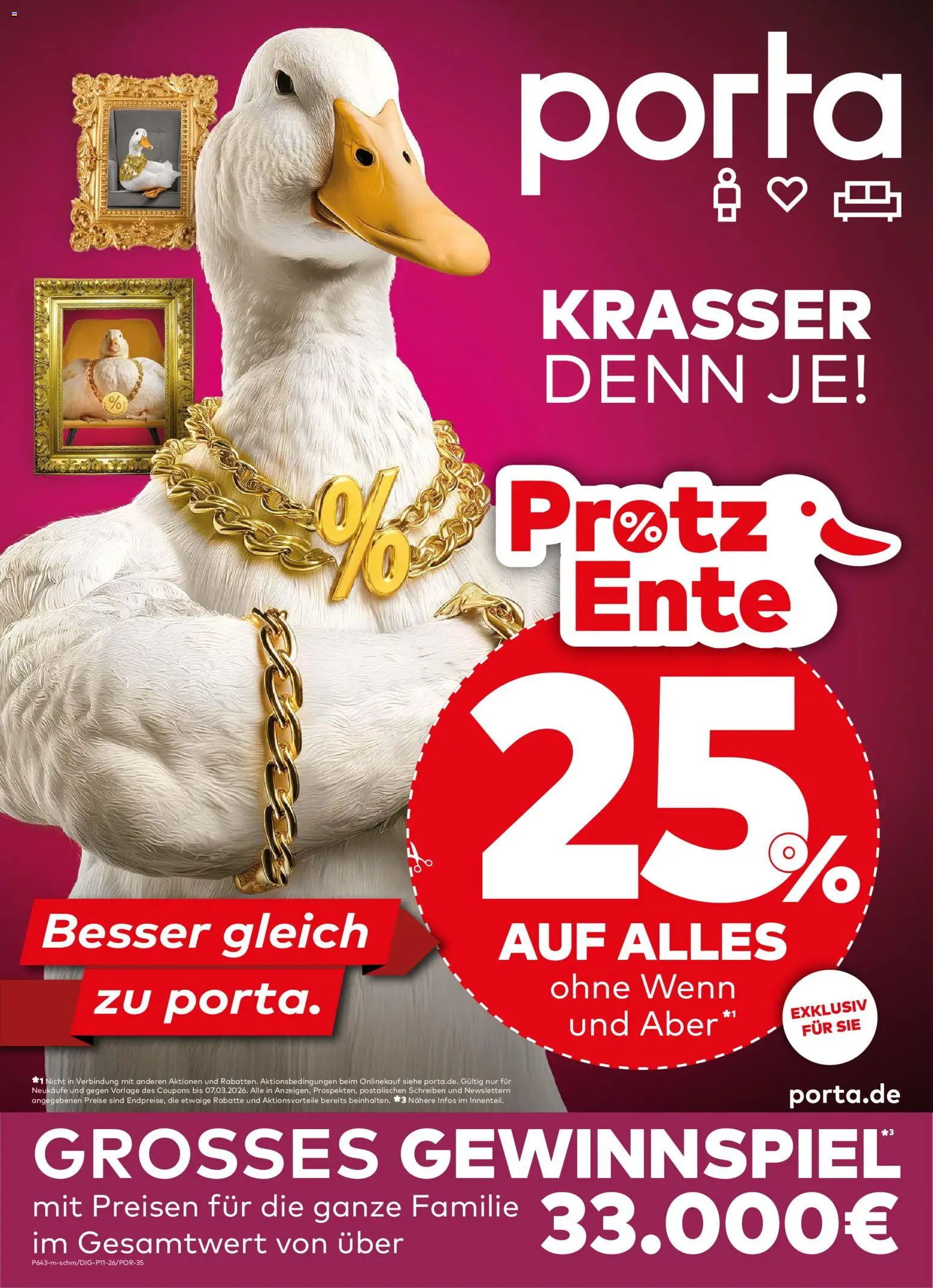 Porta! Prospekt Laatzen – gültig ab 01.03.2026 | Seite: 1 | Produkte: Ente