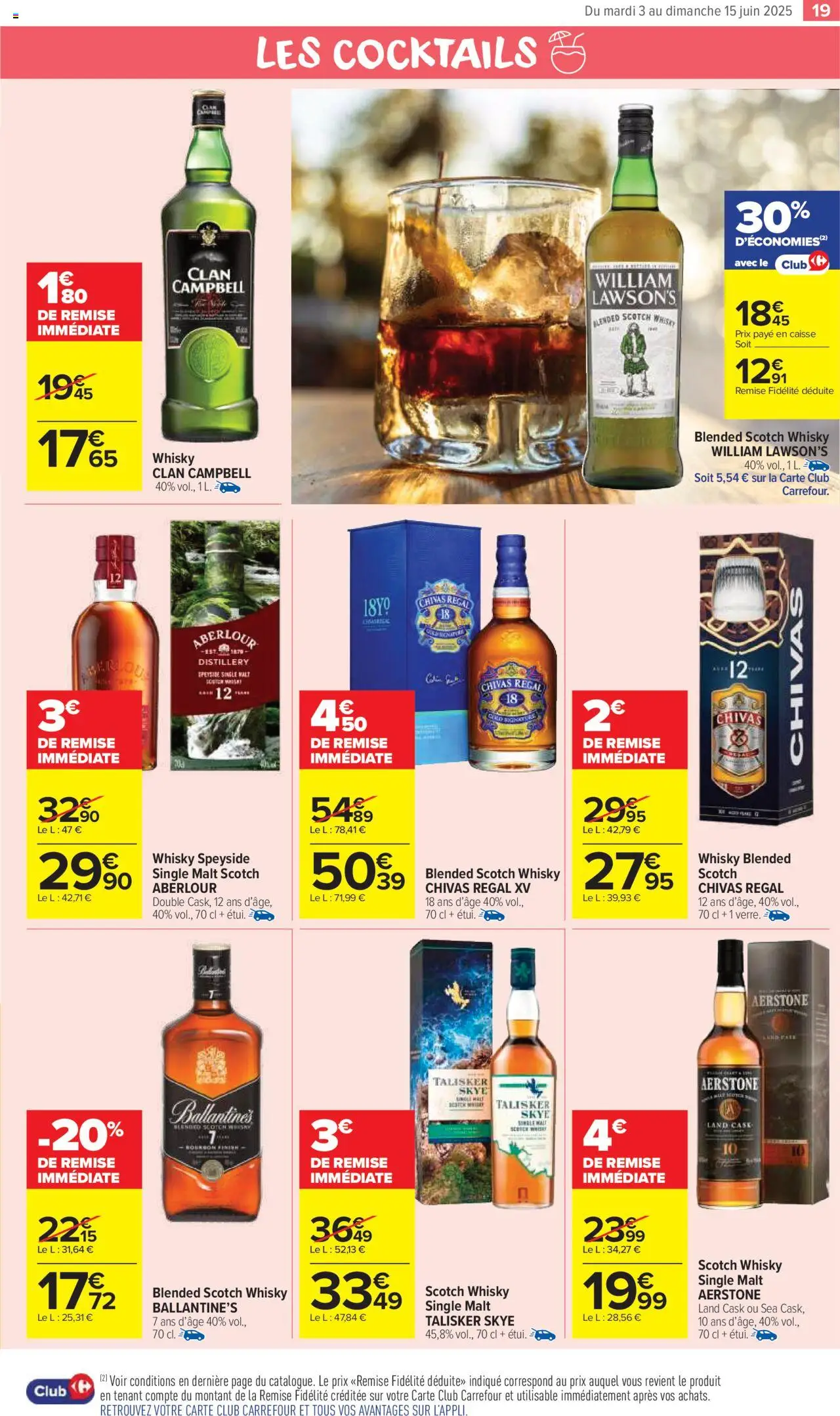  | Page: 21 | Produits: Whisky, Scotch whisky Ballantine's, Whisky clan Campbell