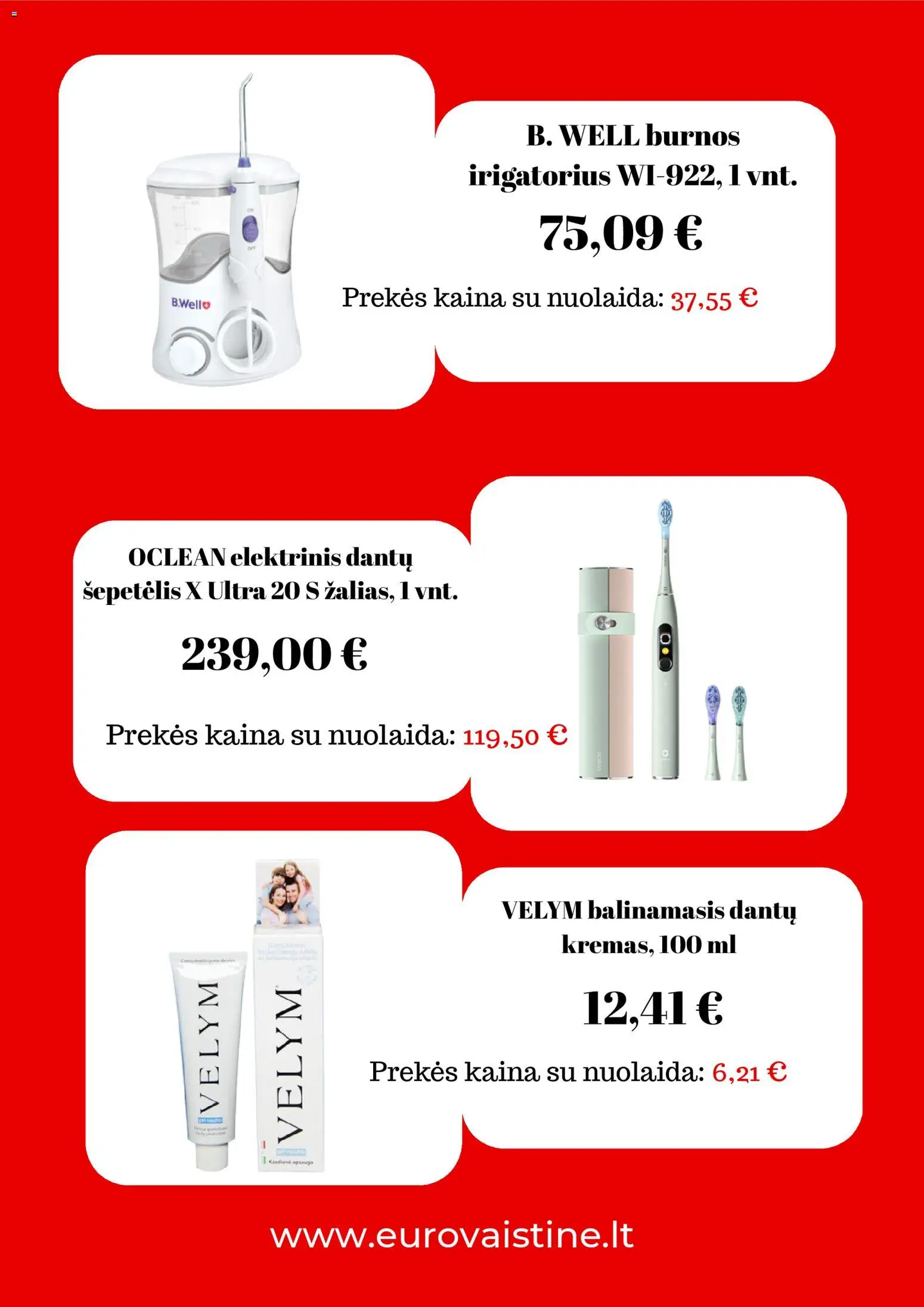 EUROVAISTINĖ akcijos nuo 18.11.2025 | Puslapis: 3 | Prekių: Šepetėlis