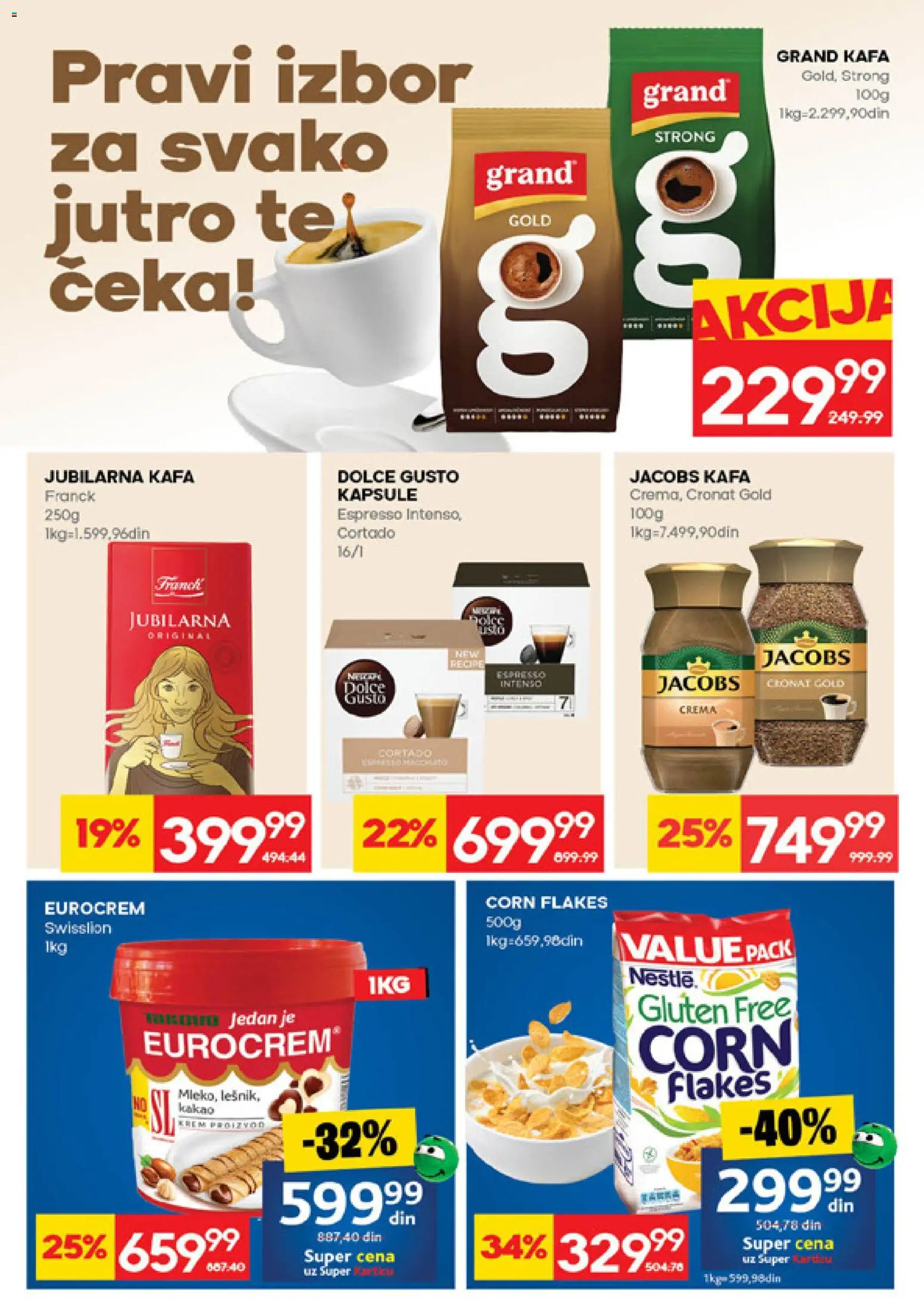 Idea katalog - važi od 19.03.2026 | Strana: 14 | Proizvode: Dolce Gusto, Kapsule, Eurocrem, Kafa
