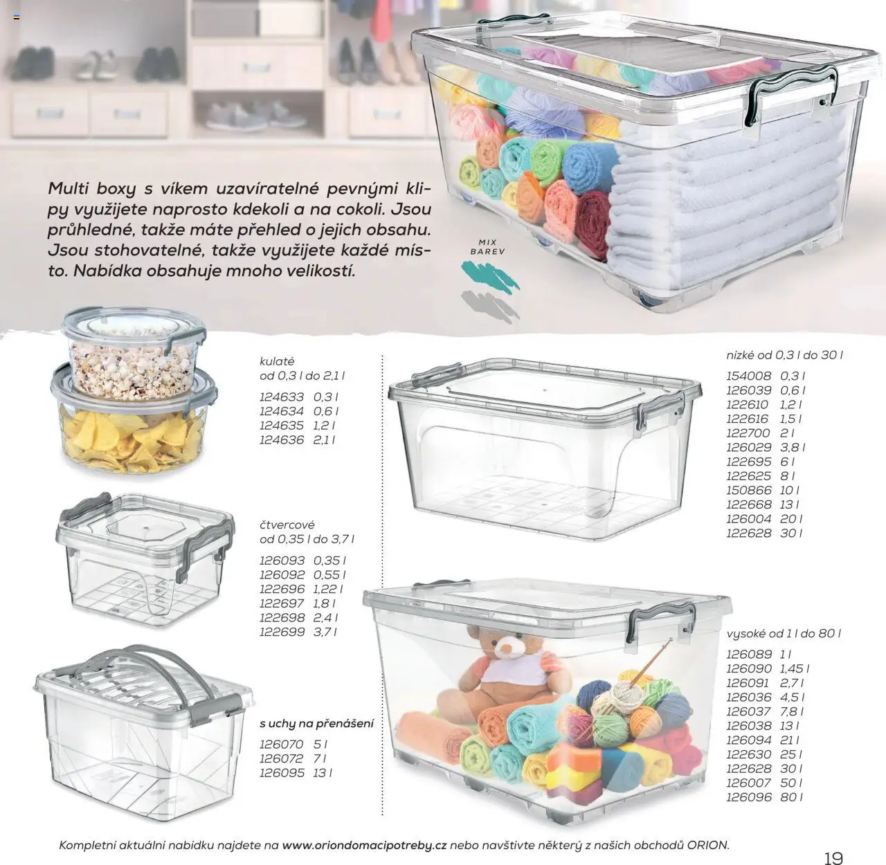 Orion katalog - Gastro nádobí od 01.03.2025 | Strana: 19 | Produkty: Miš