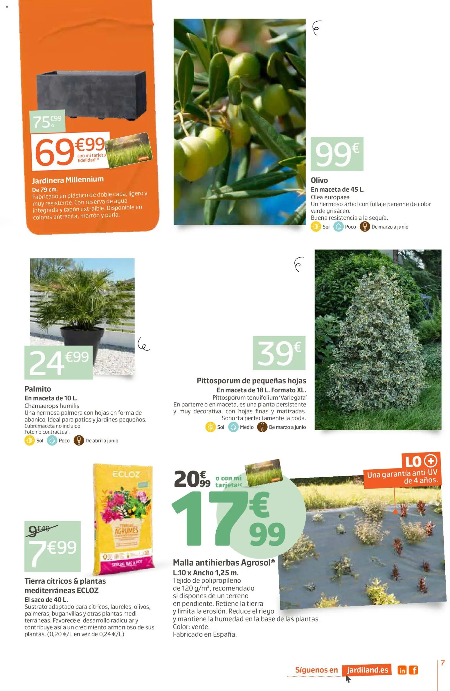 Jardiland folleto │ válido desde el 23.04.2026 | Página: 7 | Productos: Jardinera, Maceta