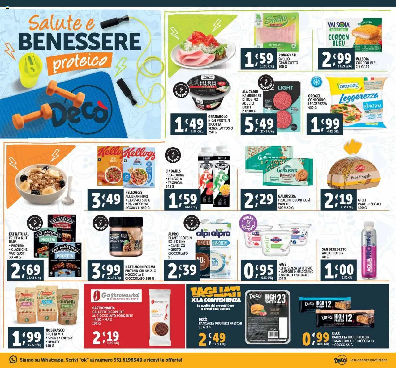 Volantino Decò del 03.10.2025 | Pagina: 11 | Prodotti: Cioccolato, Frutta, Barretta, Hamburger