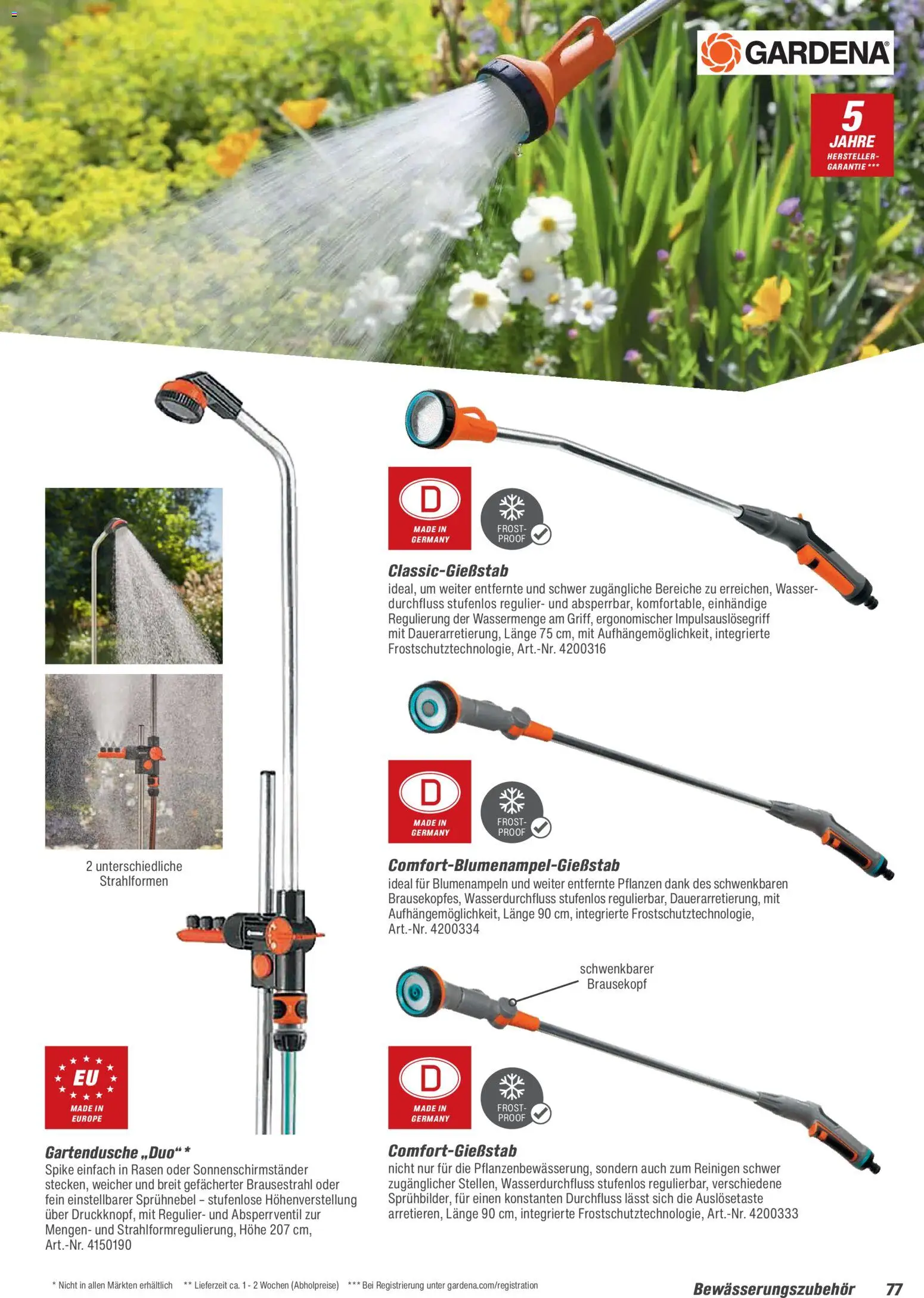 Toom Baumarkt Gartenpflege & Teich 2026 – gültig ab 20.02.2026 | Seite: 77 | Produkte: Wasser