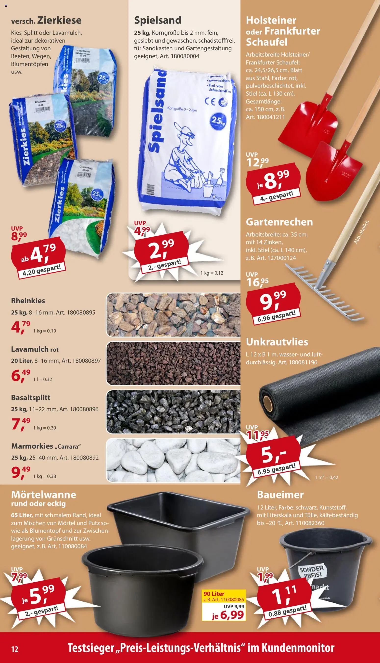 Sonderpreis Baumarkt Prospekt 	 – gültig ab 07.03.2026 | Seite: 12 | Produkte: Blumentopf, Wasser