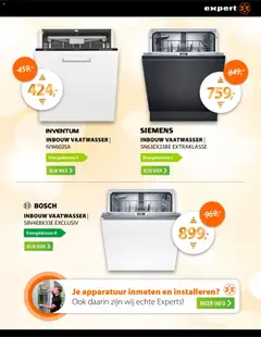 Expert - Folder - Voorbeeld van een folder van Expert, geldig van 15.12.2025 | Pagina: 28 | Producten: Vaatwasser