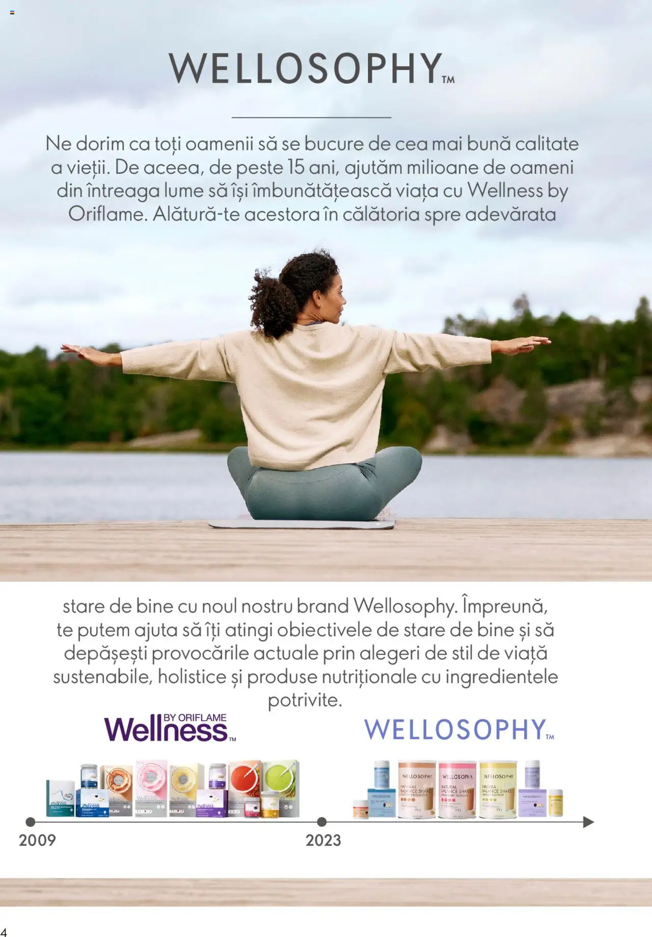 Oriflame catalog - Wellosophy – valabil de la 31.10.2023 | Pagină: 4 | Produse: Pește, Shake