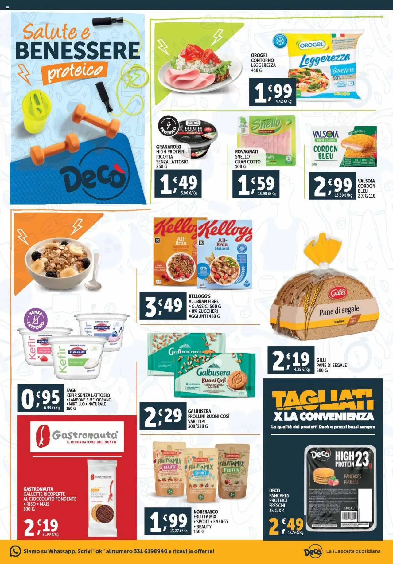 Volantino Decò del 03.10.2025 | Pagina: 13 | Prodotti: Gallette, Lampone, Ricotta, Frollini