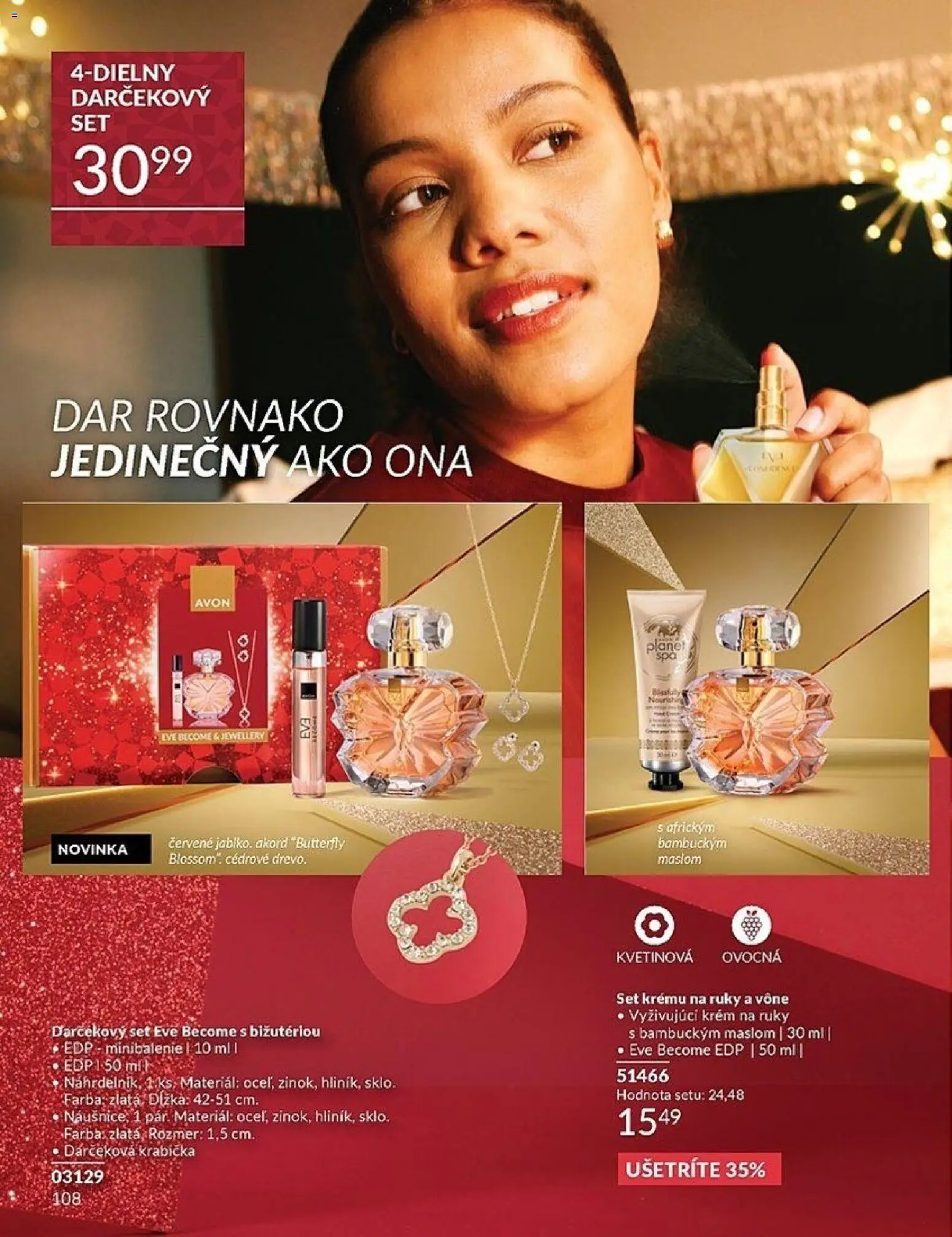 Nové Avon akcie – leták je platný od 01.11.2025 | Strana: 108 | Produkty: Krém na ruky, Krém