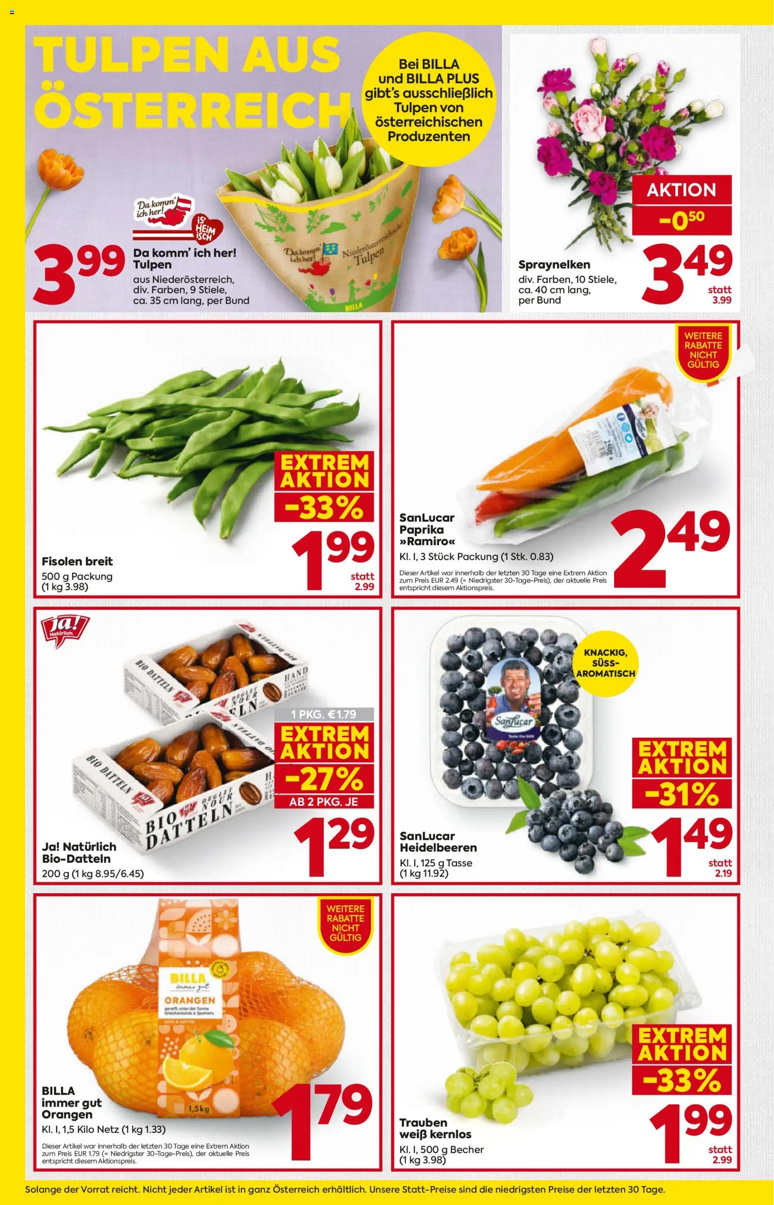 Billa Flugblatt - Oberösterreich gültig ab 29.01.2026 | Seite: 8 | Produkte: Orangen