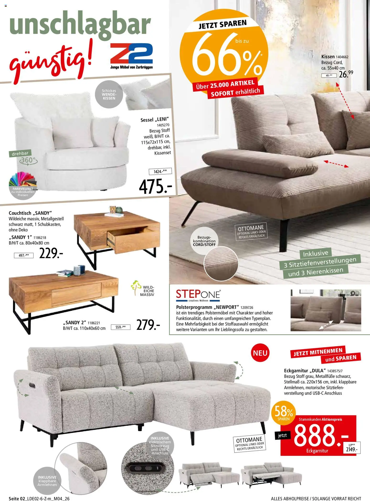 Zurbrüggen Prospekt 	 | 22.02.2026 | Wie erhält man einen begrenzten Rabatt? | Deutschland