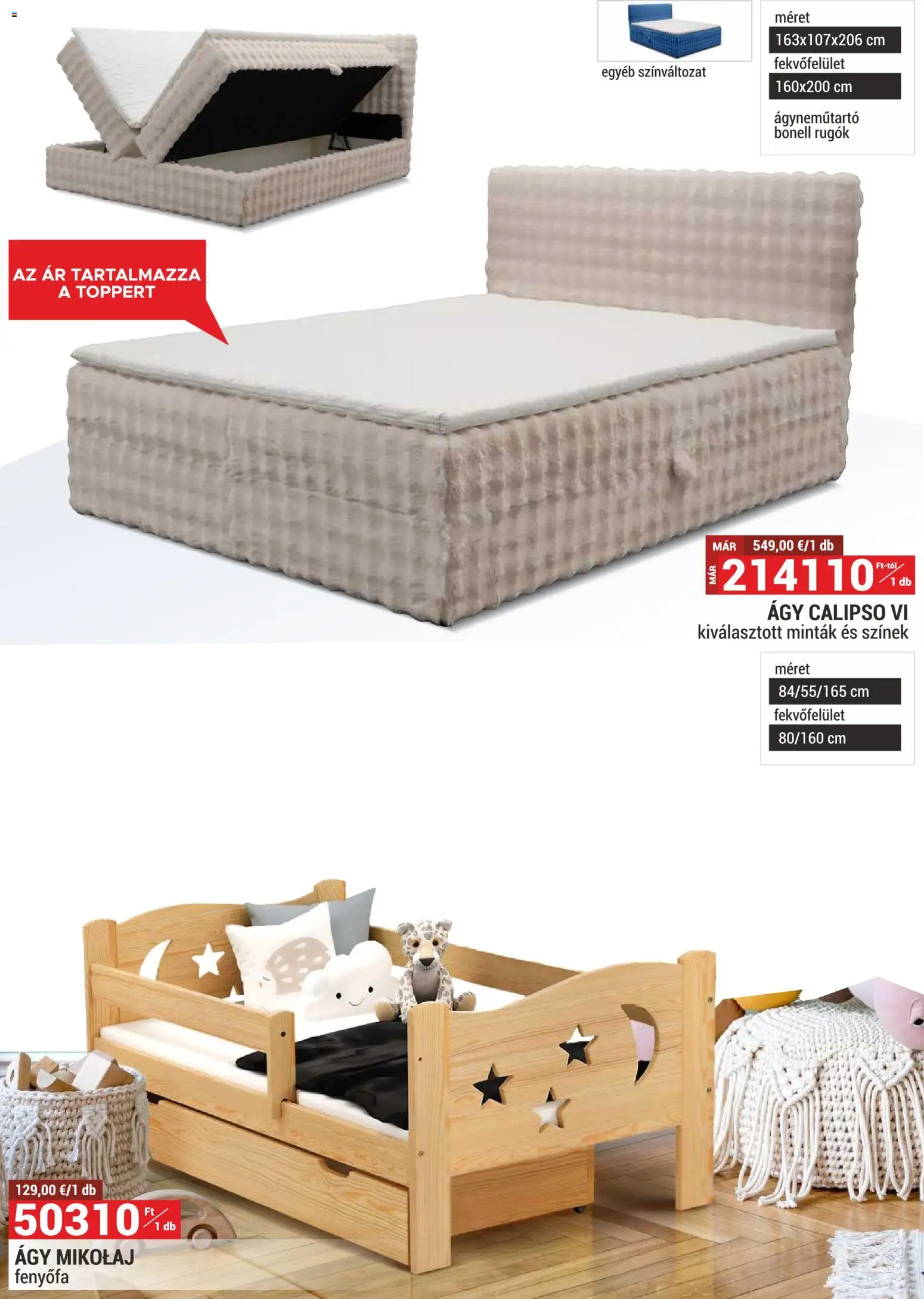Merkury Market akciós ujság - amely érvényes a következő dátumtól: 01.03.2026 | Oldal: 19 | Termékek: Ágy