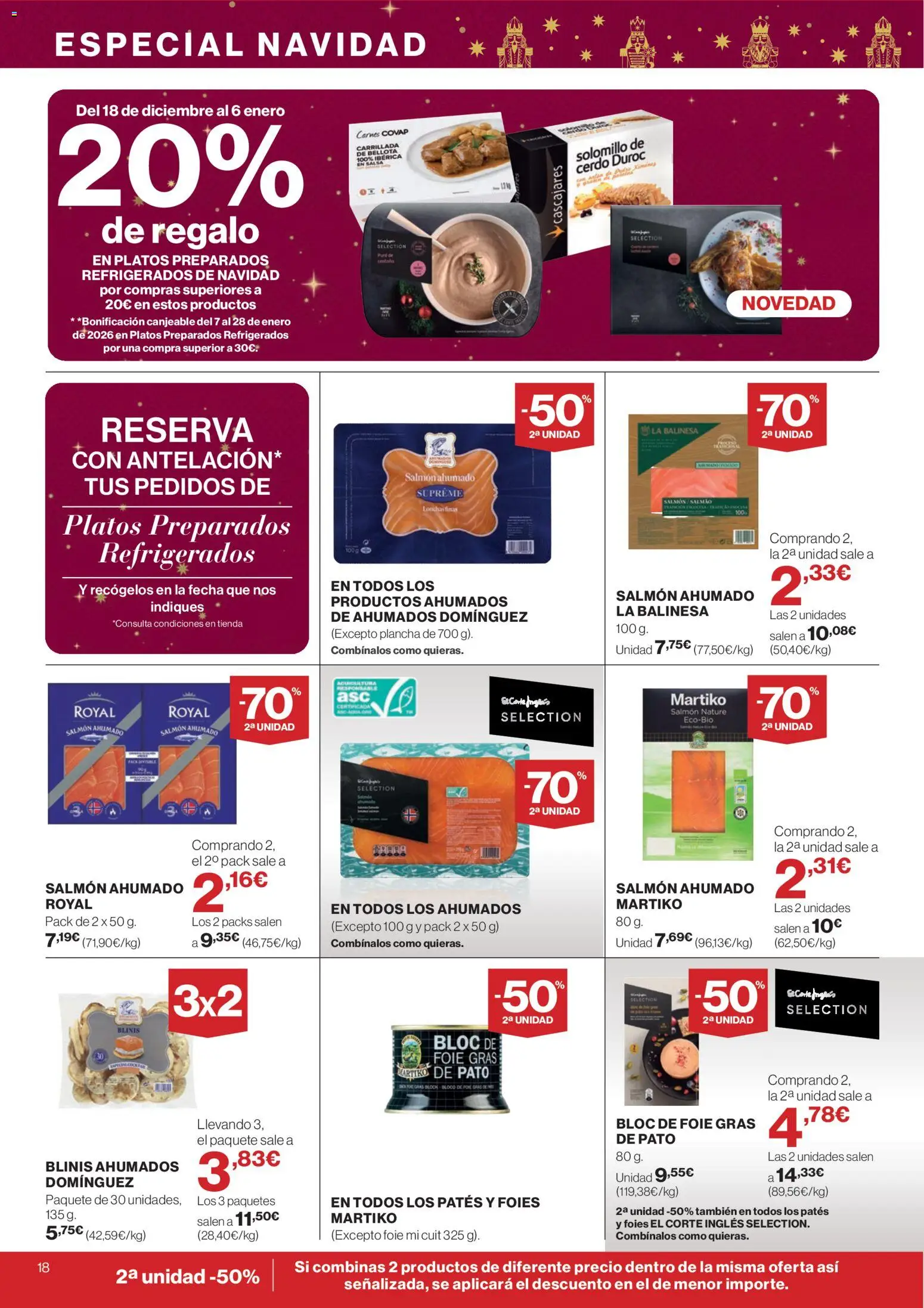 Supercor Canarias │ válido desde el 18.12.2025 | Página: 18 | Productos: Cerdo, Salmón ahumado, Plancha
