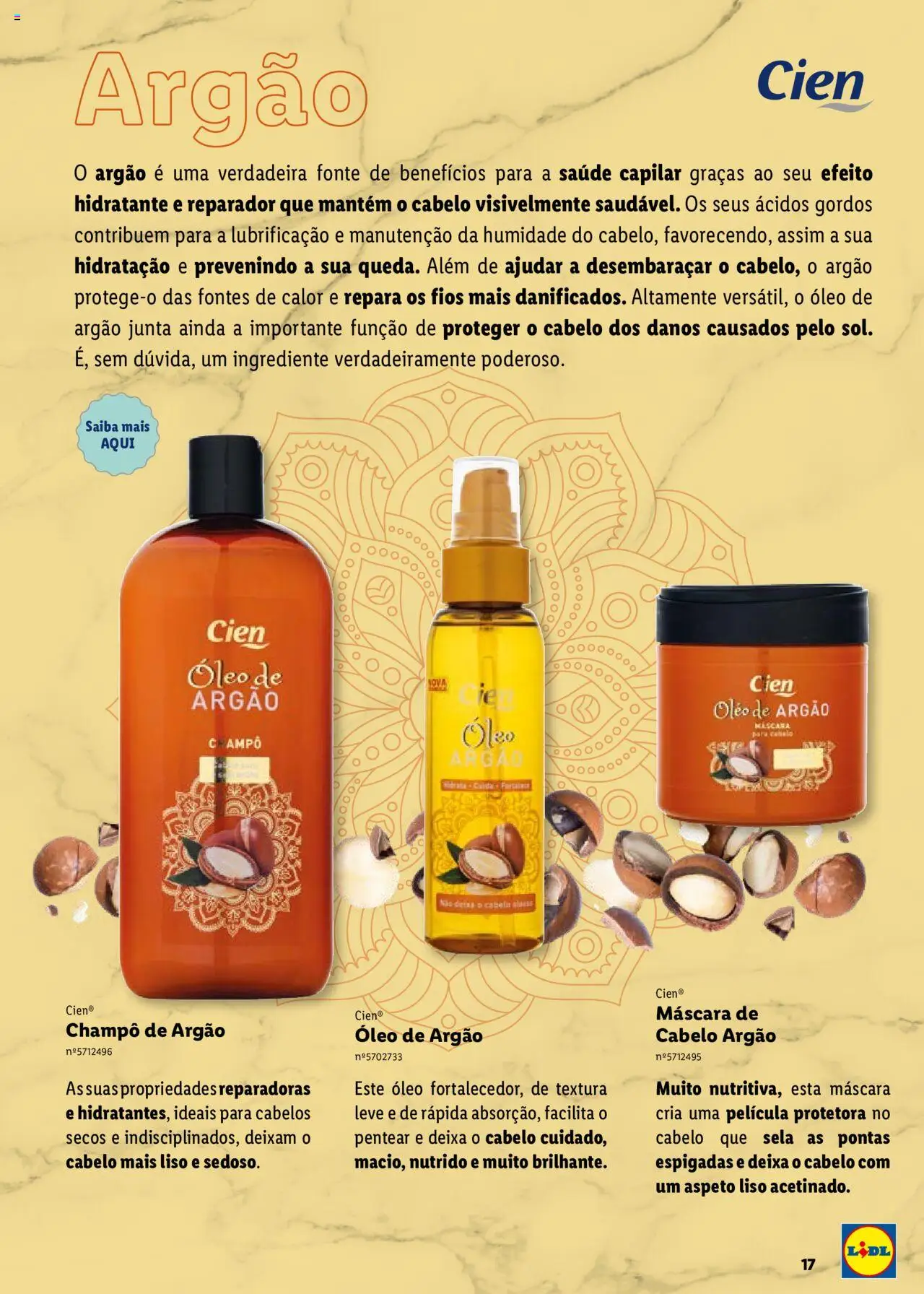 Lidl Cien - Beleza Inteligente │ válido de 26.02.2024 | Página: 17 | Produtos: Óleo
