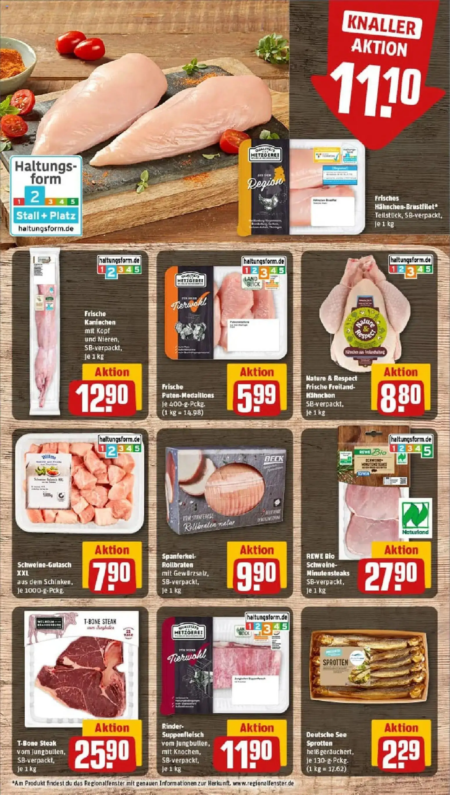 Rewe prospekt Erfurt / Rieth	 – gültig ab 26.01.2026 | Seite: 8 | Produkte: Schweinegulasch, Hahnchen, Kaninchen, Suppenfleisch