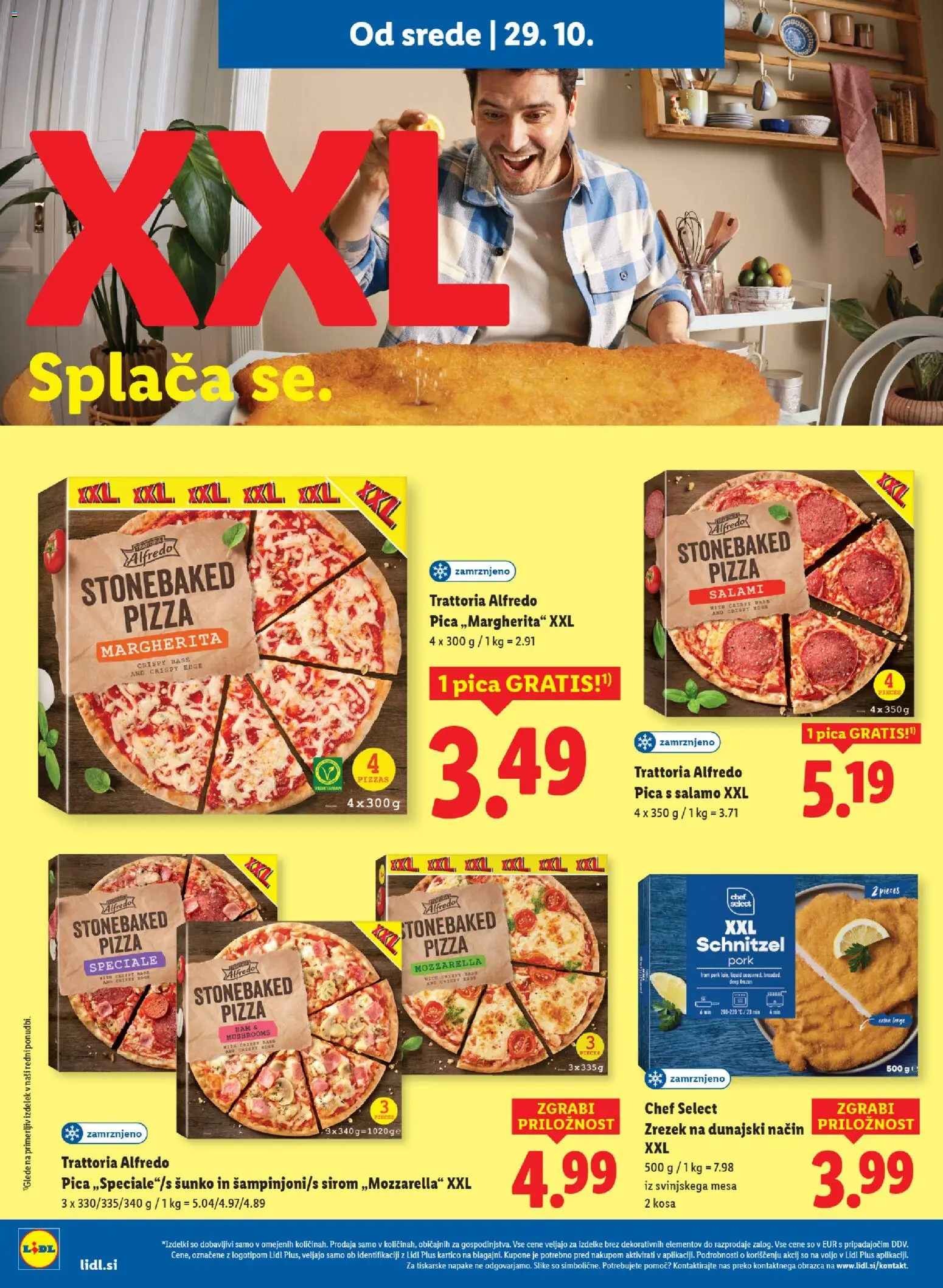 Novi Lidl katalog ponudbe – veljaven od 29.10.2025 | Stran: 18 | Izdelki: Pica