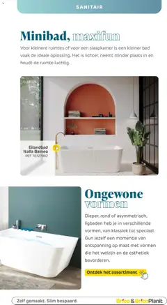 Brico - Badkamermagazine - Voorbeeld van een folder van Brico, geldig van 28.04.2025 | Pagina: 54 | Producten: Bad