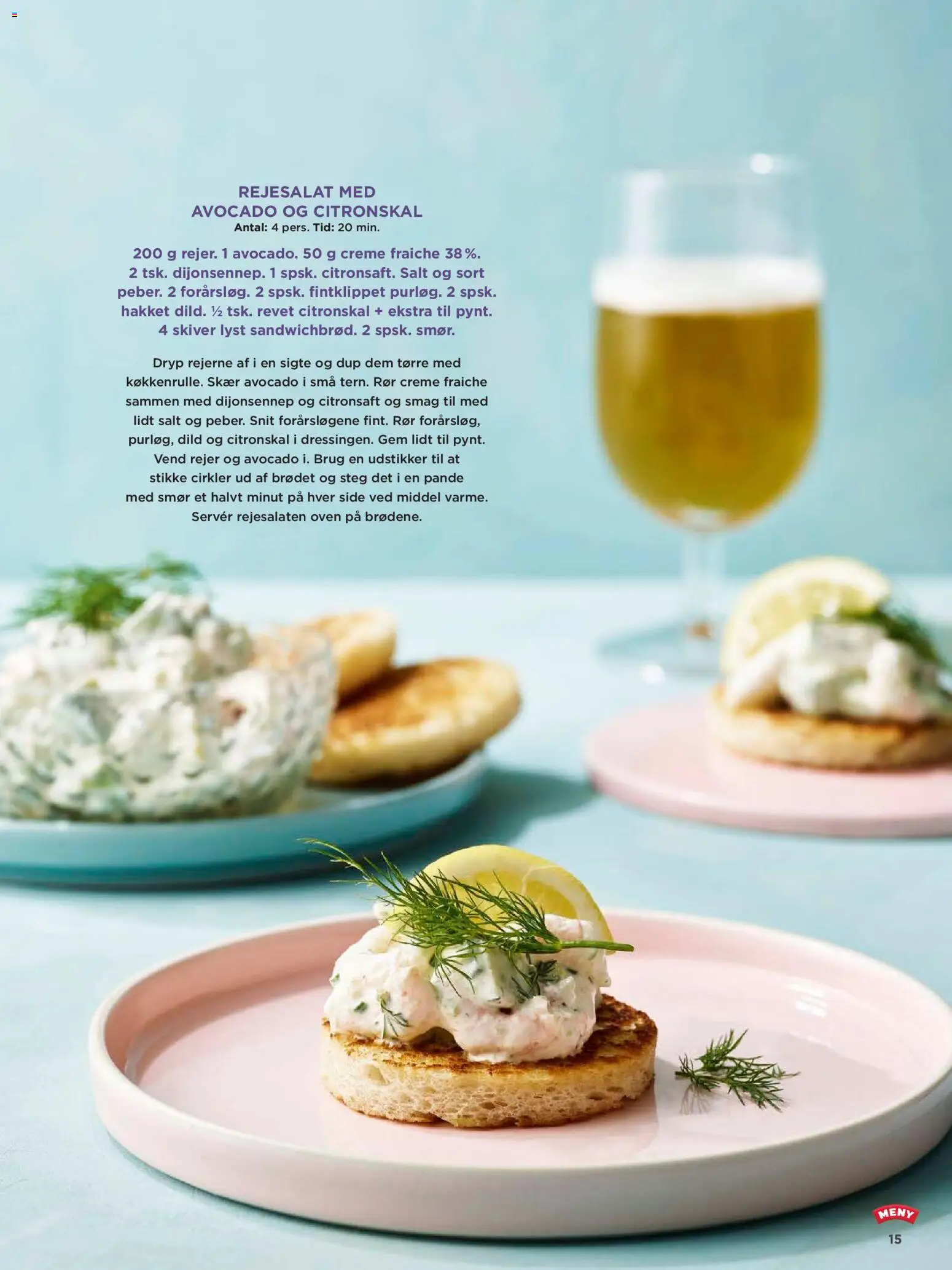 Meny tilbudsavis – gyldig fra 20.03.2026 | Side: 15 | Produkter: Smør, Creme, Creme fraiche, Dild