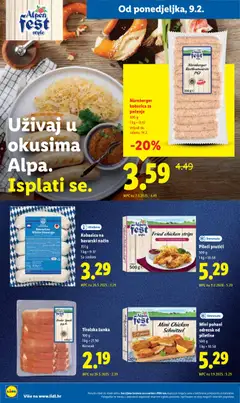 Nürnberger kobasica za pečenje, 300 g, Vrijedi do subote, 14.2. - Pregled kataloga iz trgovine Lidl, vrijedi od 09.02.2026 | Stranica: 16