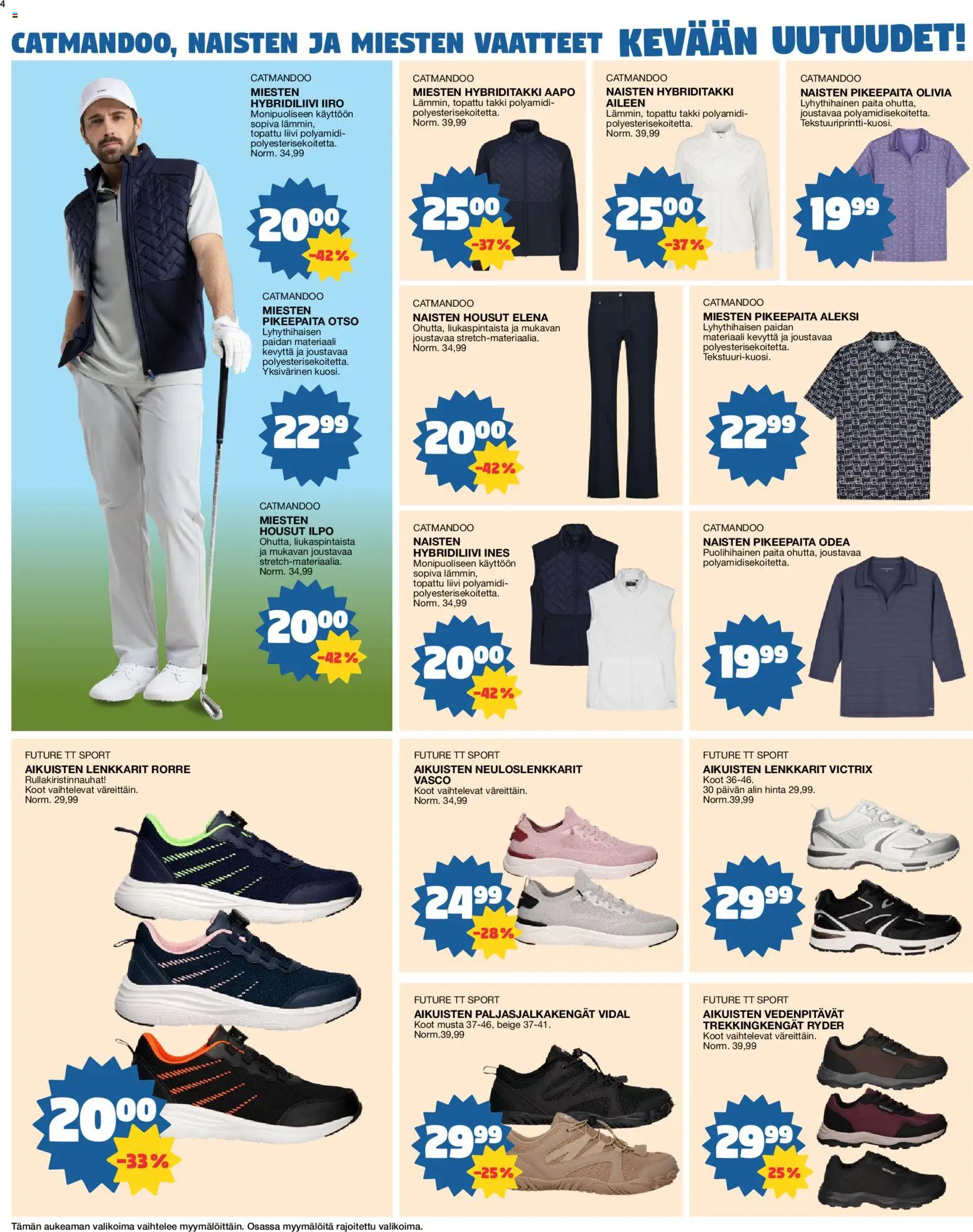 Tokmanni tarjoukset – voimassa 16.03.2026 alkaen | Sivu: 4 | Tuotteet: Paita, Liivi, Takki, Housut