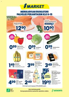 Katso S-market Merikarvia voimassa alkaen 13.08.2025