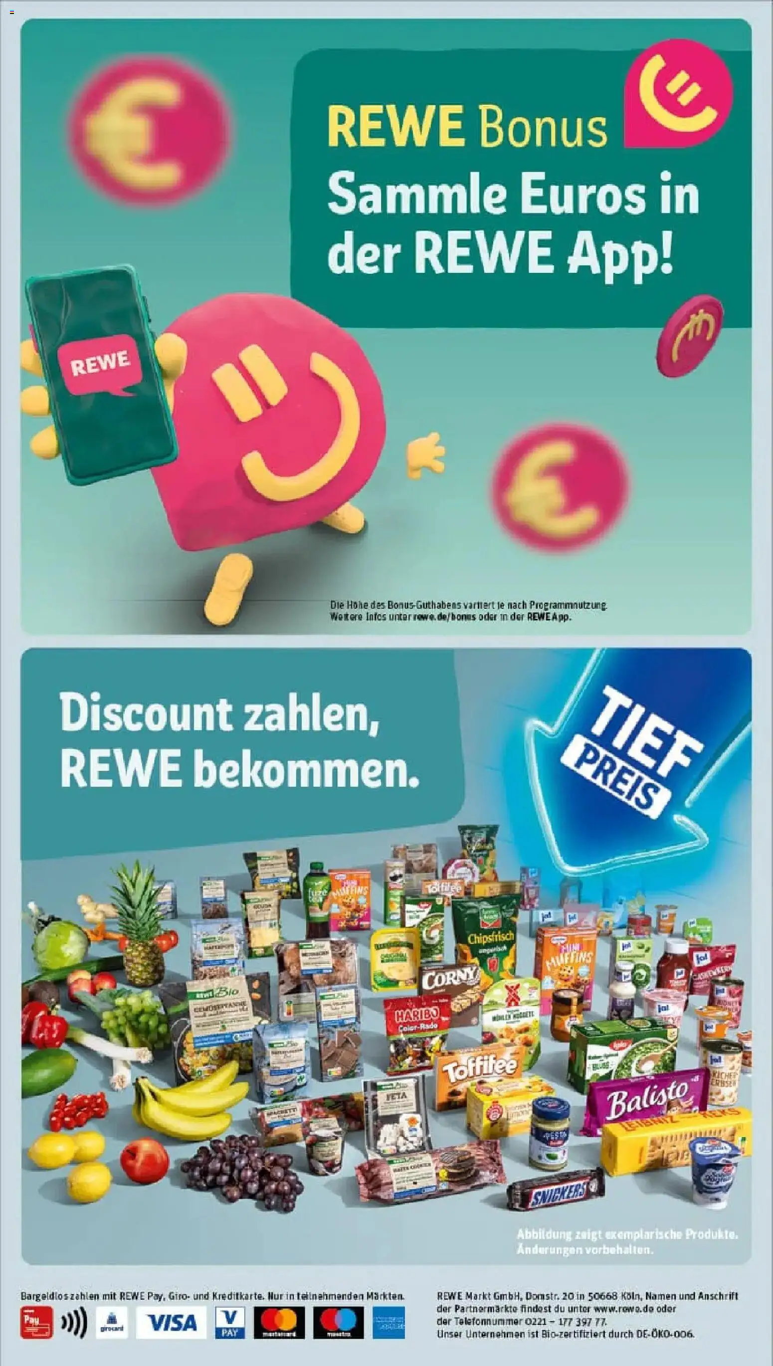 Rewe prospekt Lübeck	 – gültig ab 10.11.2025 | Seite: 2 | Produkte: Haribo, Feta, Chips, Erbsen