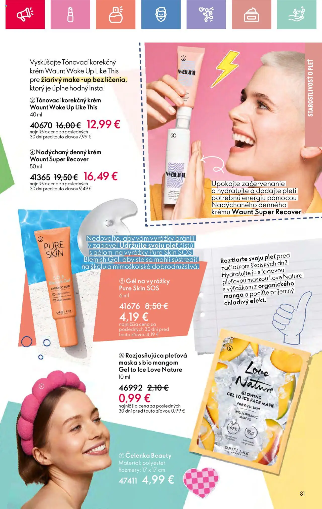Katalóg Oriflame 12 2025 │ platný od 17.08.2025 | Strana: 81 | Produkty: Make up, Maska, Krém, Mango